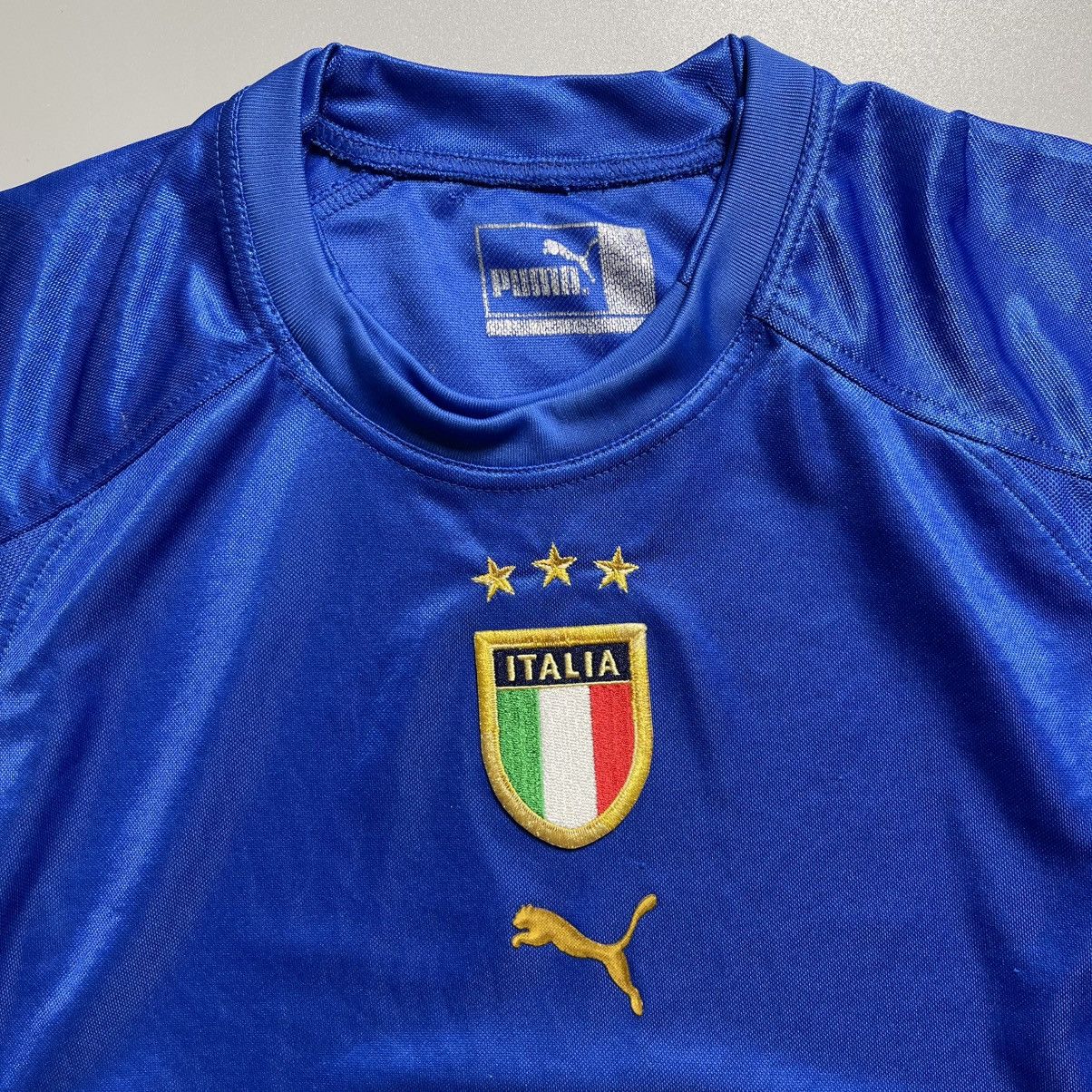Puma × Vintage ITALY PUMA 2004 EURO FOOTBALL SOCCER HOME JERSEY Size US XXS / EU 40 - 4 Thumbnail