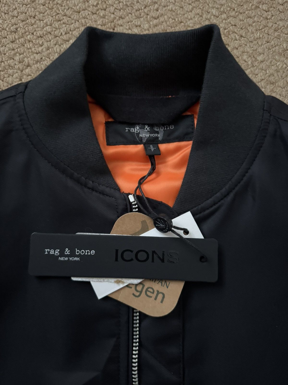 Rag & Bone Rag & Bone Manston Bomber Jacket Black Small BNWT Size US S / EU 44-46 / 1 - 3 Thumbnail