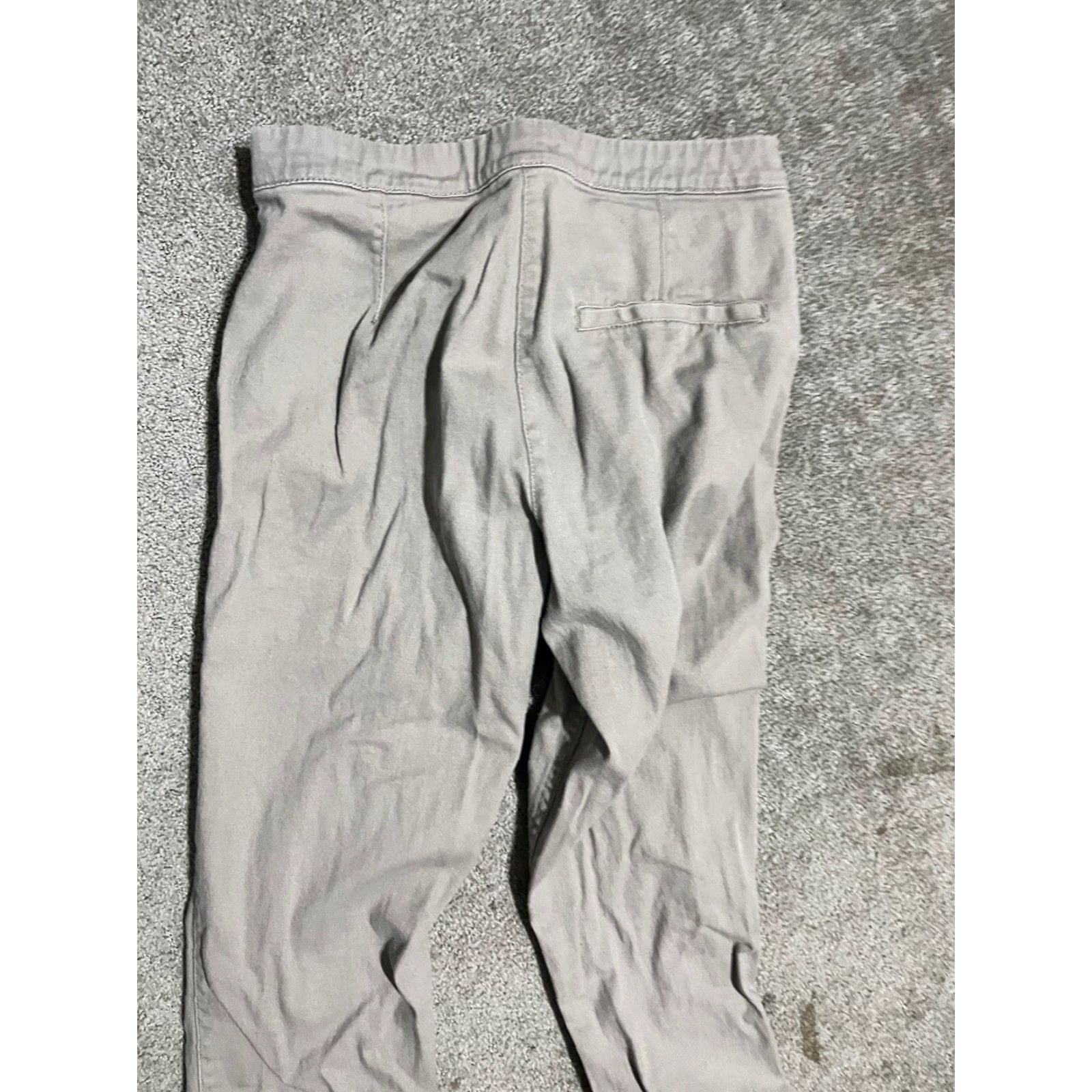 H&M H&M Dress Pants Women 6 Gray Business Casual Pull on Side Zip Ankle Size 28" / US 6 / IT 42 - 4 Thumbnail