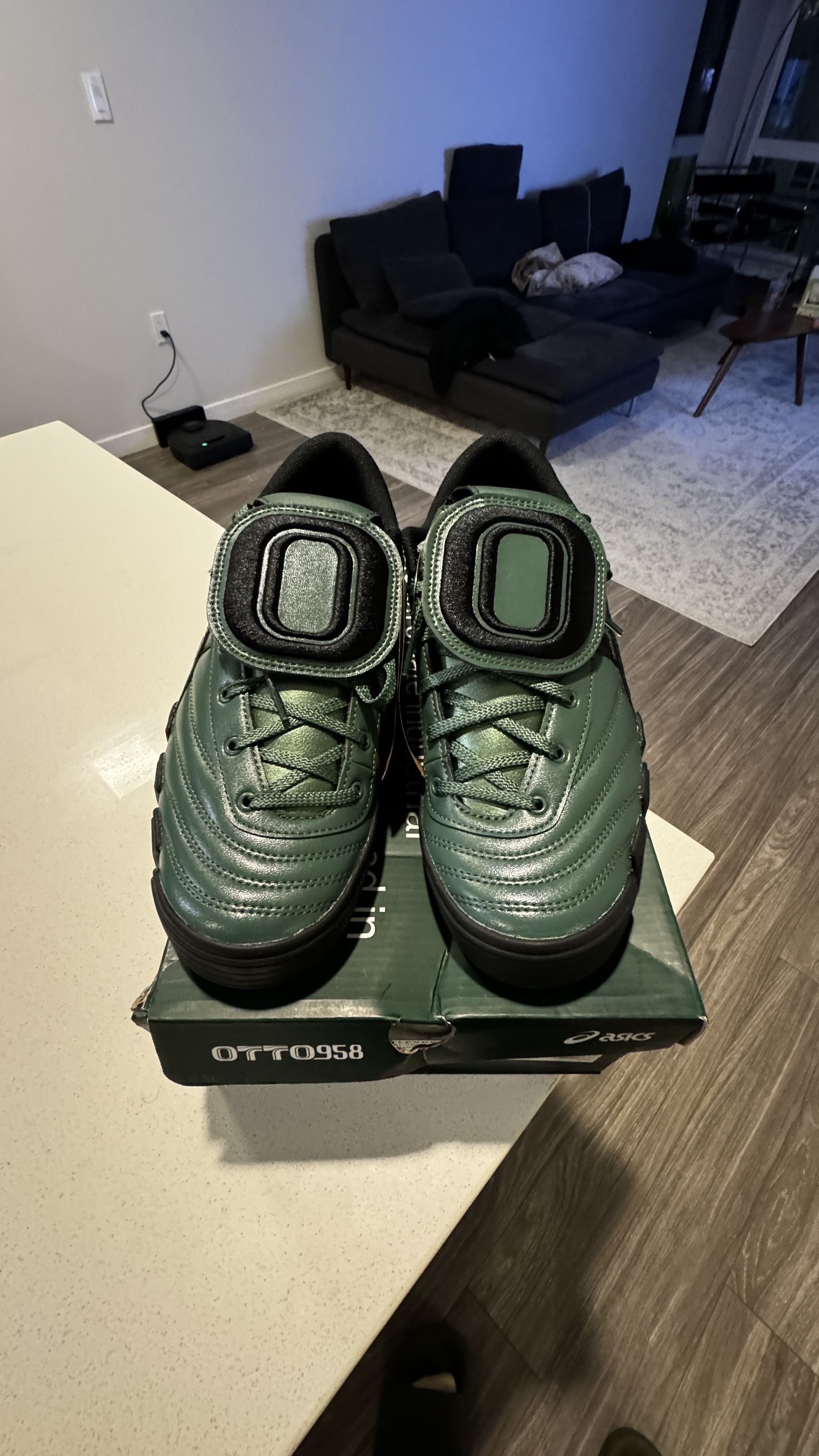image of Otto 958 Asics Gel Flexkee Shoes in Green, Men's (Size 10)