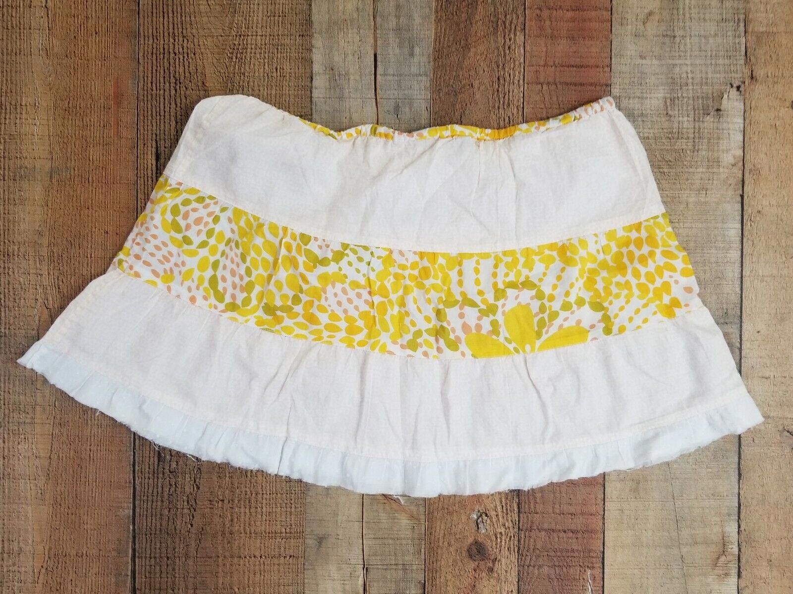 J.Crew J.crew Skirt Size Extra Small Cotton Drawstring Waist Yellow Size 26" / US 2 / IT 38 - 2 Thumbnail
