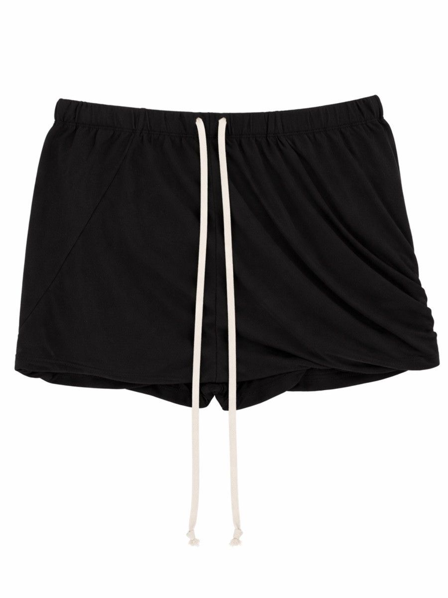 Rick Owens Drkshdw RICK OWENS DRKSHDW SHORTS "BUDS" - BLACK Size 28" / US 6 / IT 42 - 1 Thumbnail