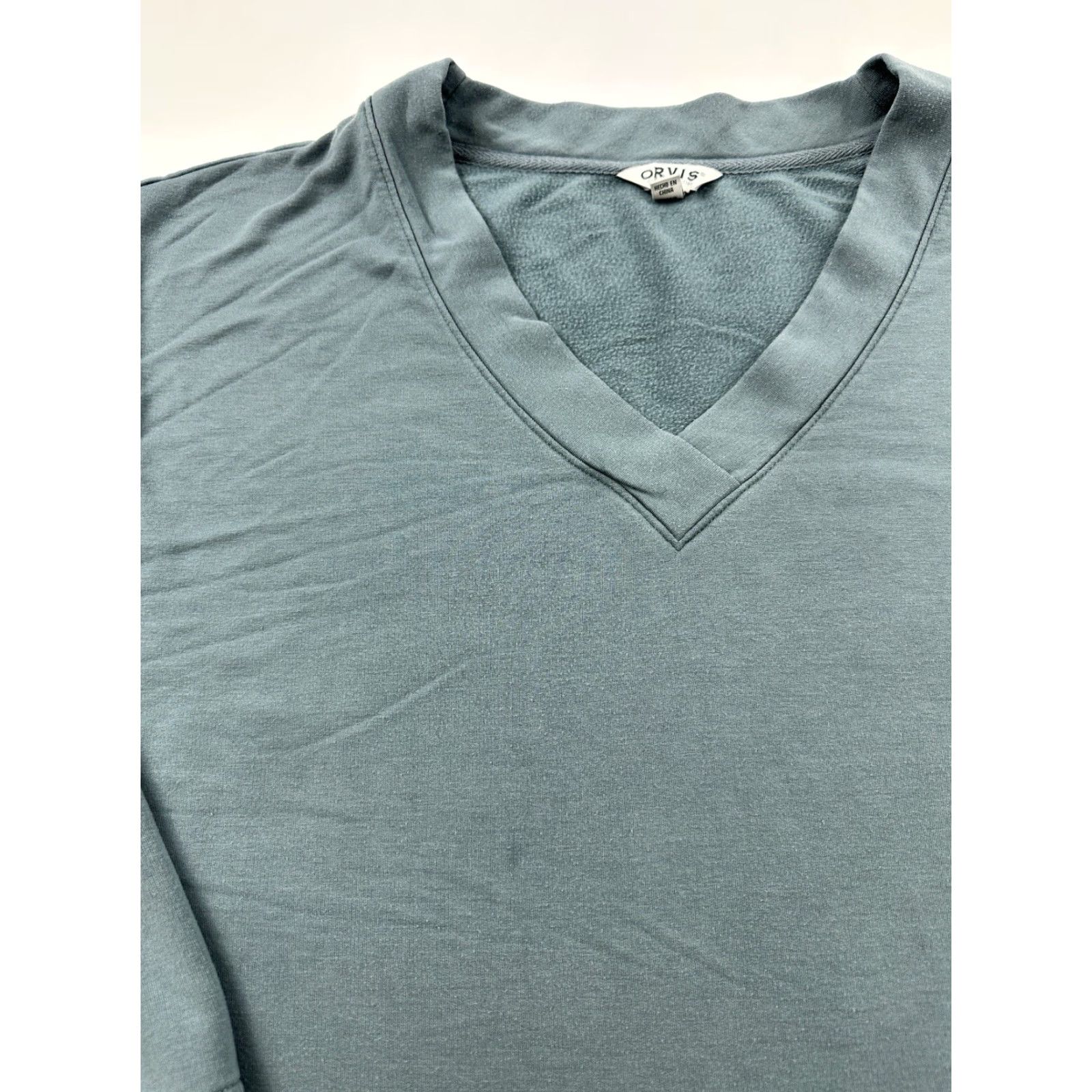 Orvis VINTAGE Orvis Sweatshirt Womens XL Pullover Activewear Gray V-Neck Long Sleeve Size XL / US 12-14 / IT 48-50 - 5 Thumbnail