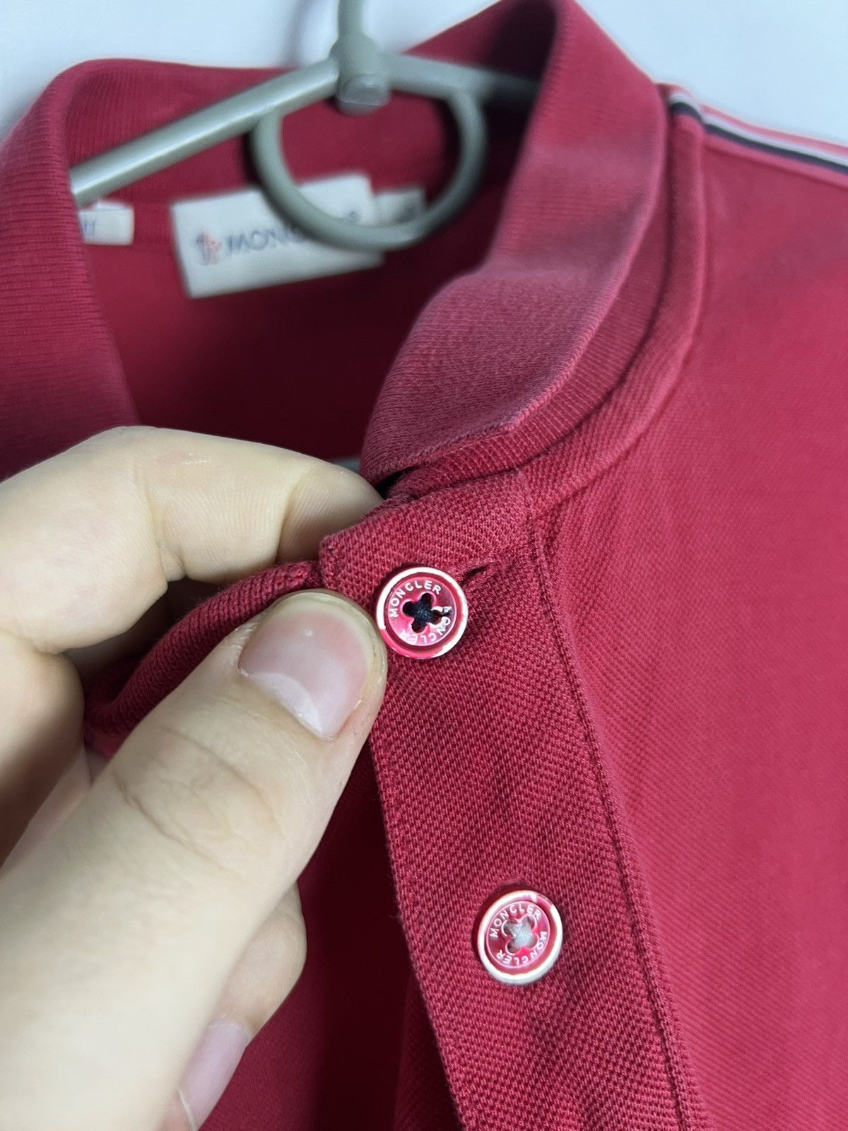 Moncler Moncler Polo T-Shirt Size US L / EU 52-54 / 3 - 5 Thumbnail