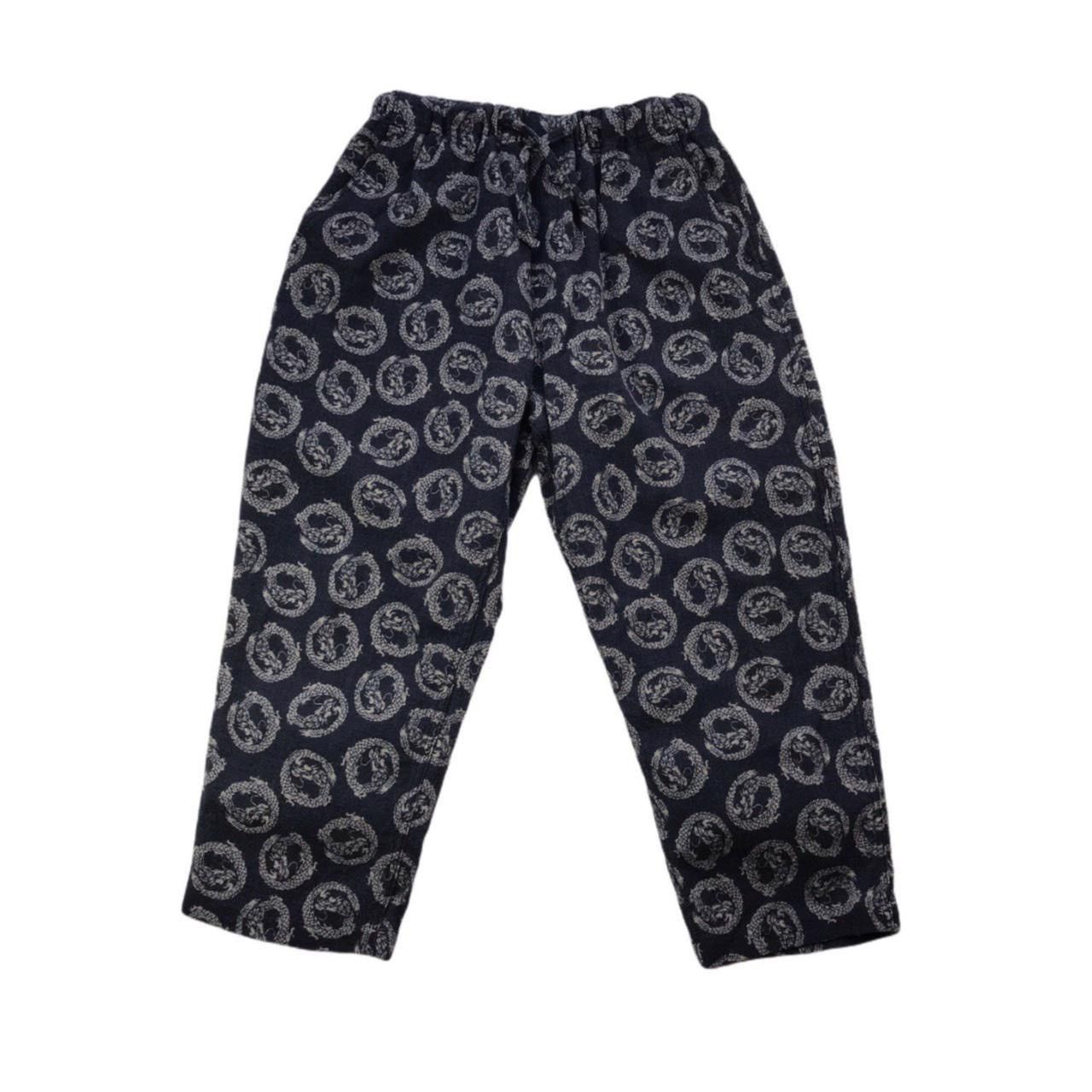 image of Needles Dragon Tapestry Wool Pants in Navy, Men's (Size 30)