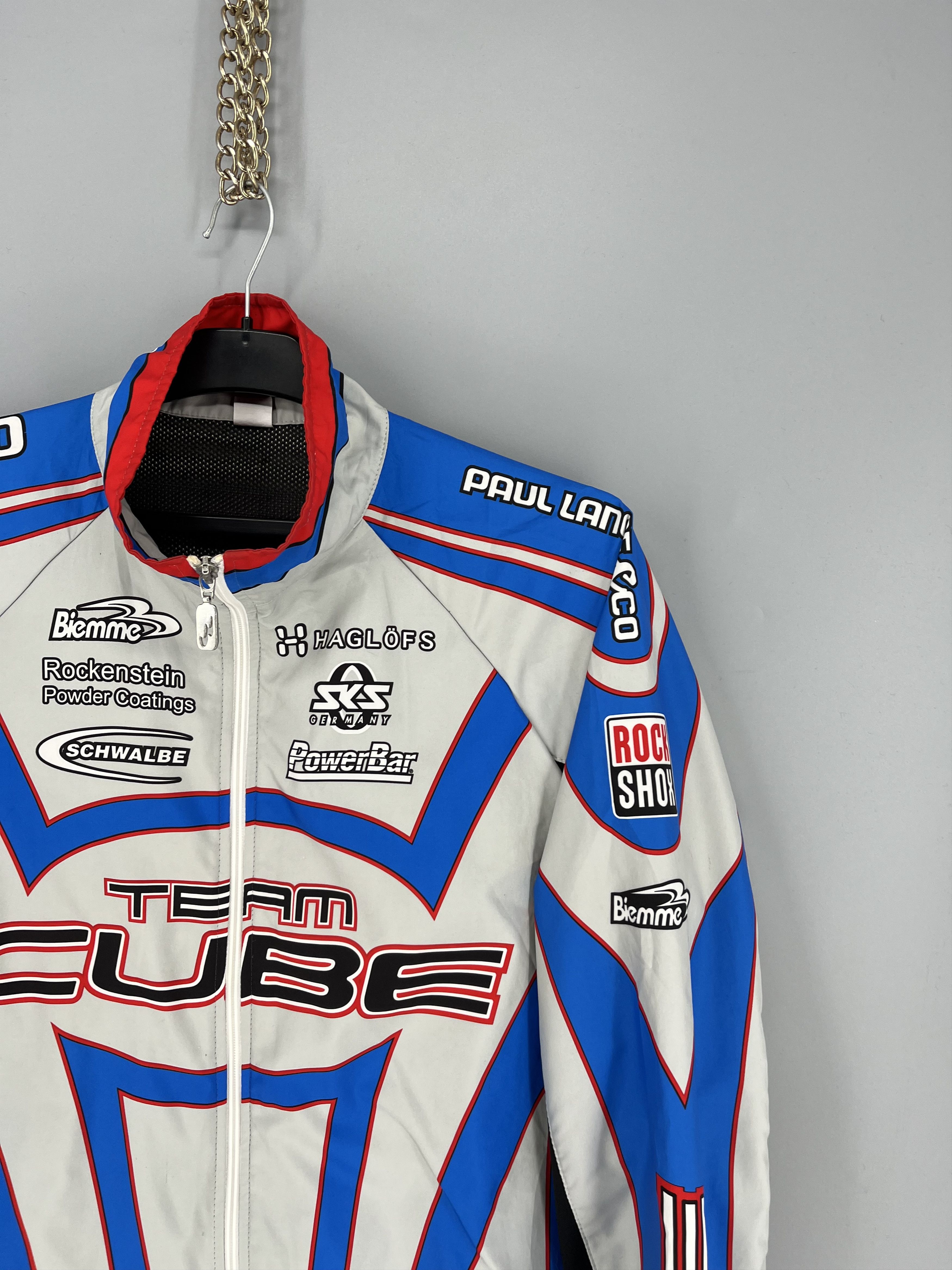 Haglofs JACKET SANTINI ITALY ITALIA CYCLING BICYCLE SHIRT JERSEY Size US M / EU 48-50 / 2 - 5 Thumbnail