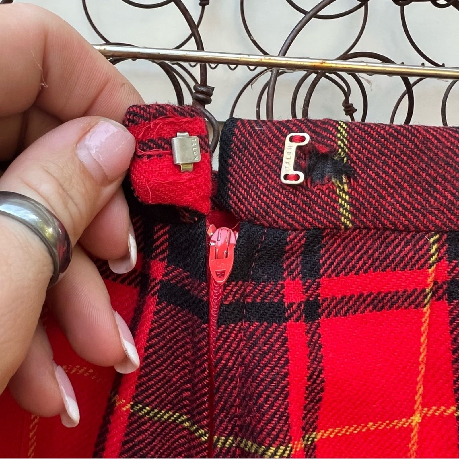 Pendleton Vintage Pendleton tartan plaid slack trouser pants Size 26" / US 2 / IT 38 - 4 Thumbnail
