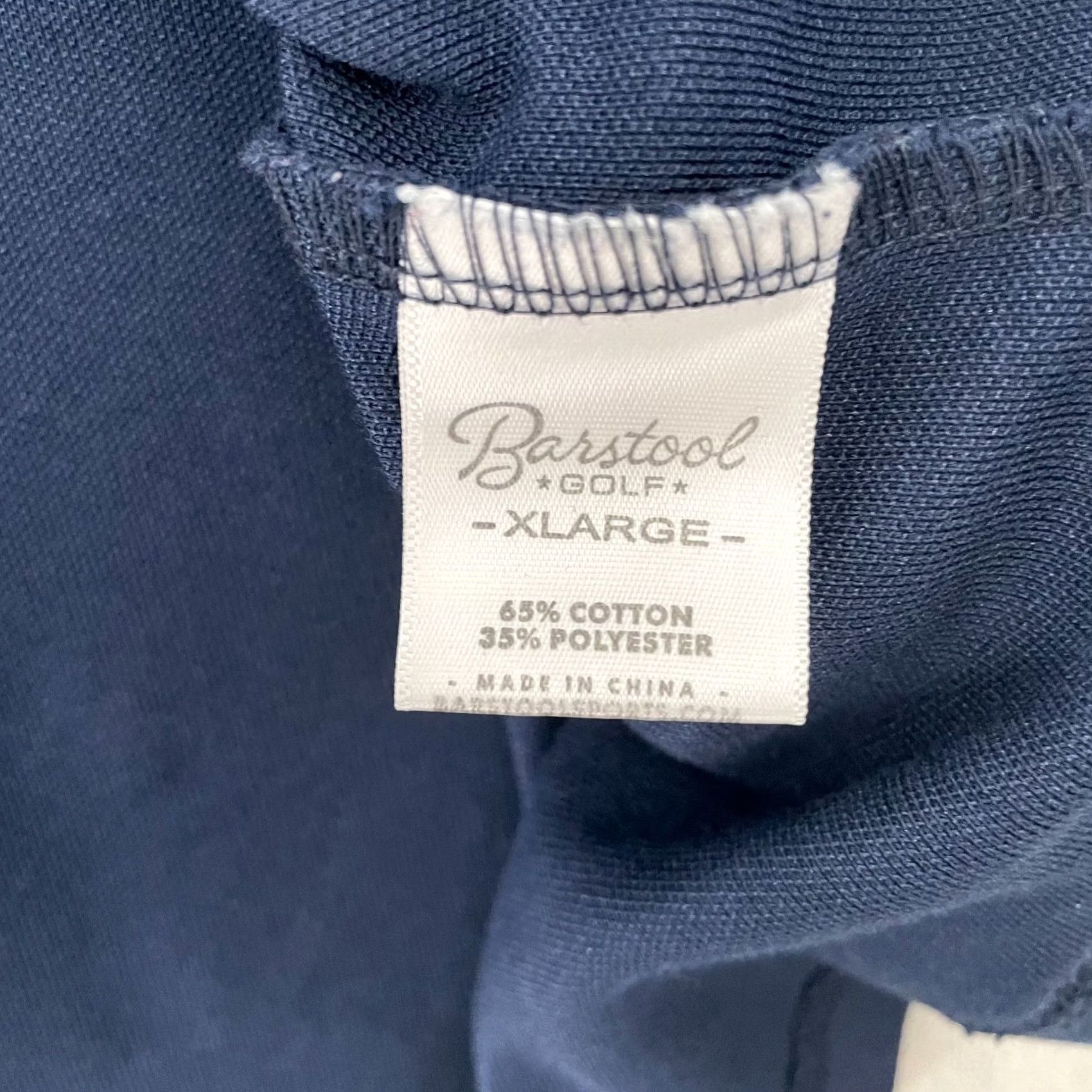 Vintage Barstool Golf Shirt Adult XL Blue Polo Ryder Cup Logo Mens XL Polo Shirt Barstool Golf Blue Polo Shirt Mens XL Size US XL / EU 56 / 4 - 7 Thumbnail