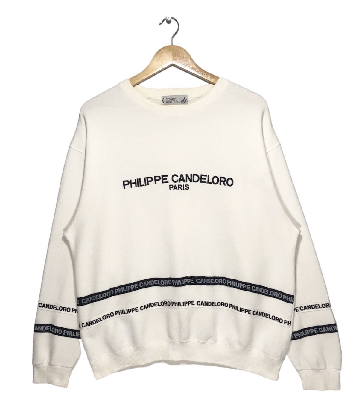 Designer × Japanese Brand × Vintage Vintage Philippe Candeloro Paris Sweatshirt Size L / US 10 / IT 46 - 1 Thumbnail