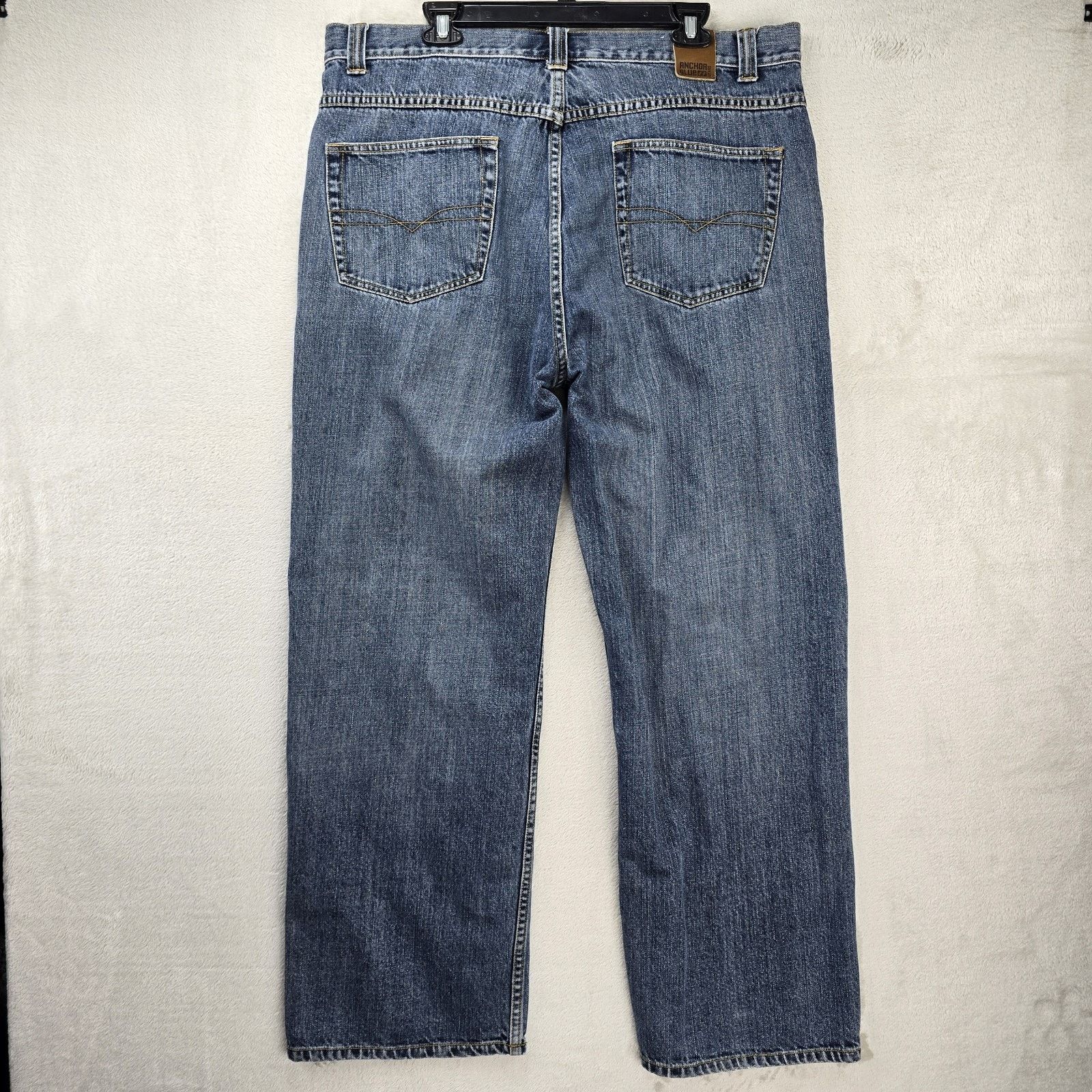 Anchor Blue Vintage Anchor Blue Jeans Mens 38x30 Blue Baggy Wide Leg Y2K Size US 38 / EU 54 - 6 Thumbnail