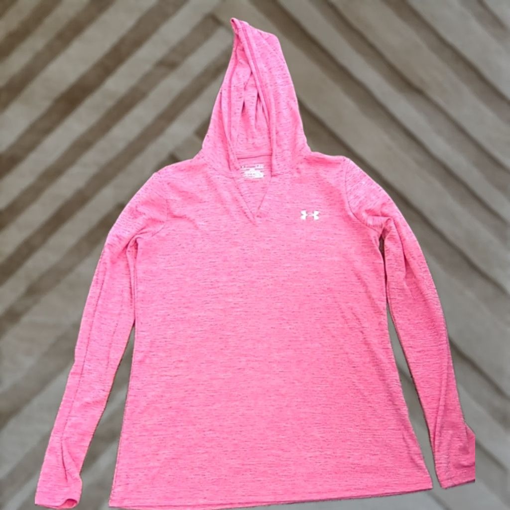 Under Armour Under Armour Women’s Hoodie Long Sleeve All Seasons Pink S Size S / US 4 / IT 40 - 1 Thumbnail