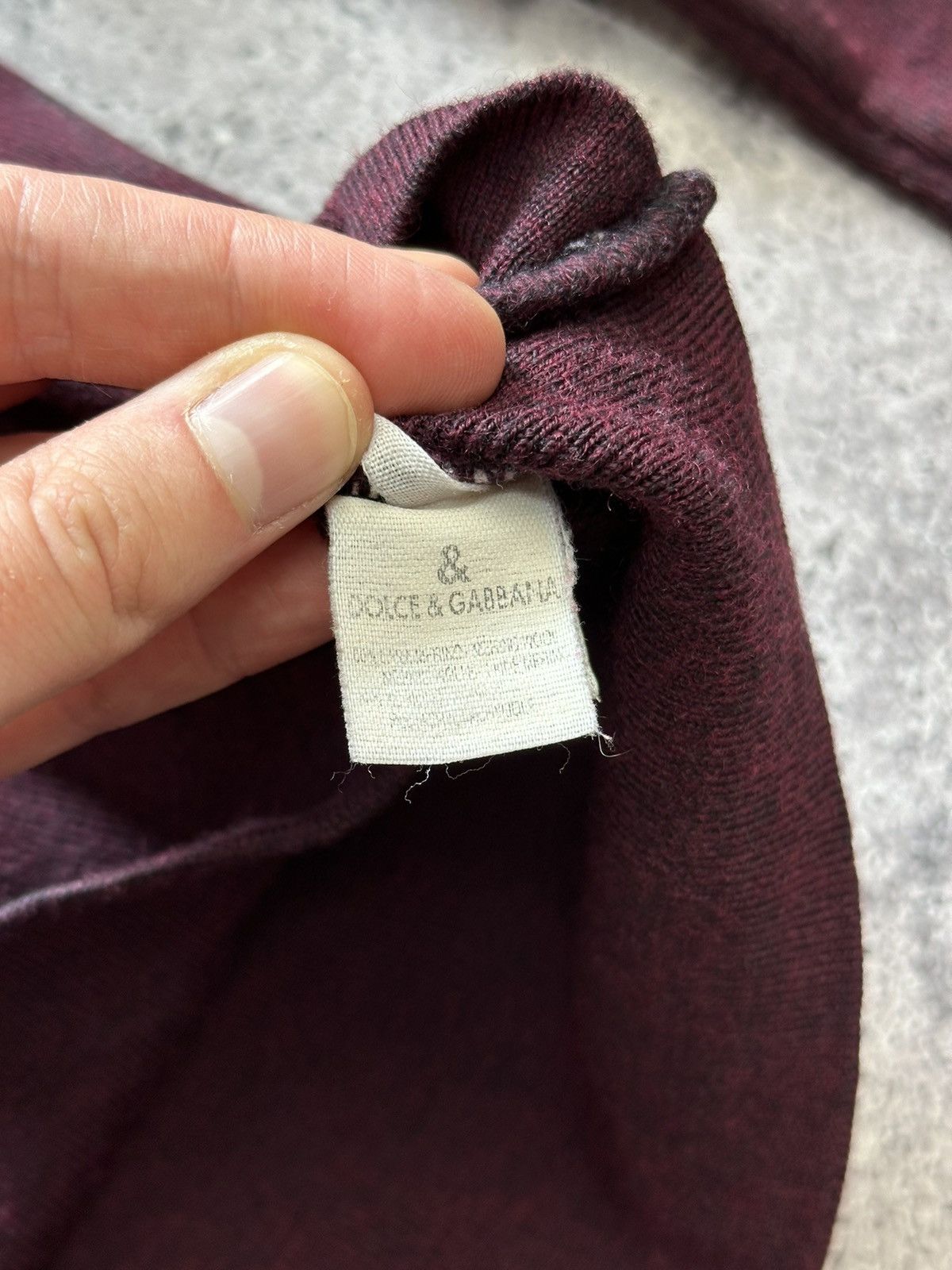 Dolce & Gabbana × Vintage Vintage Dolce & Gabbana 1/4 Zip Sweater Wool D&G Archival Size US S / EU 44-46 / 1 - 13 Thumbnail