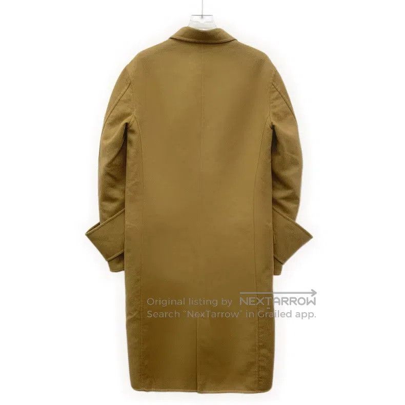 Loewe Loewe Brown Wool Lapel Long Sleeve Big Coat Size XXS / US 00 / IT 34 - 2 Thumbnail