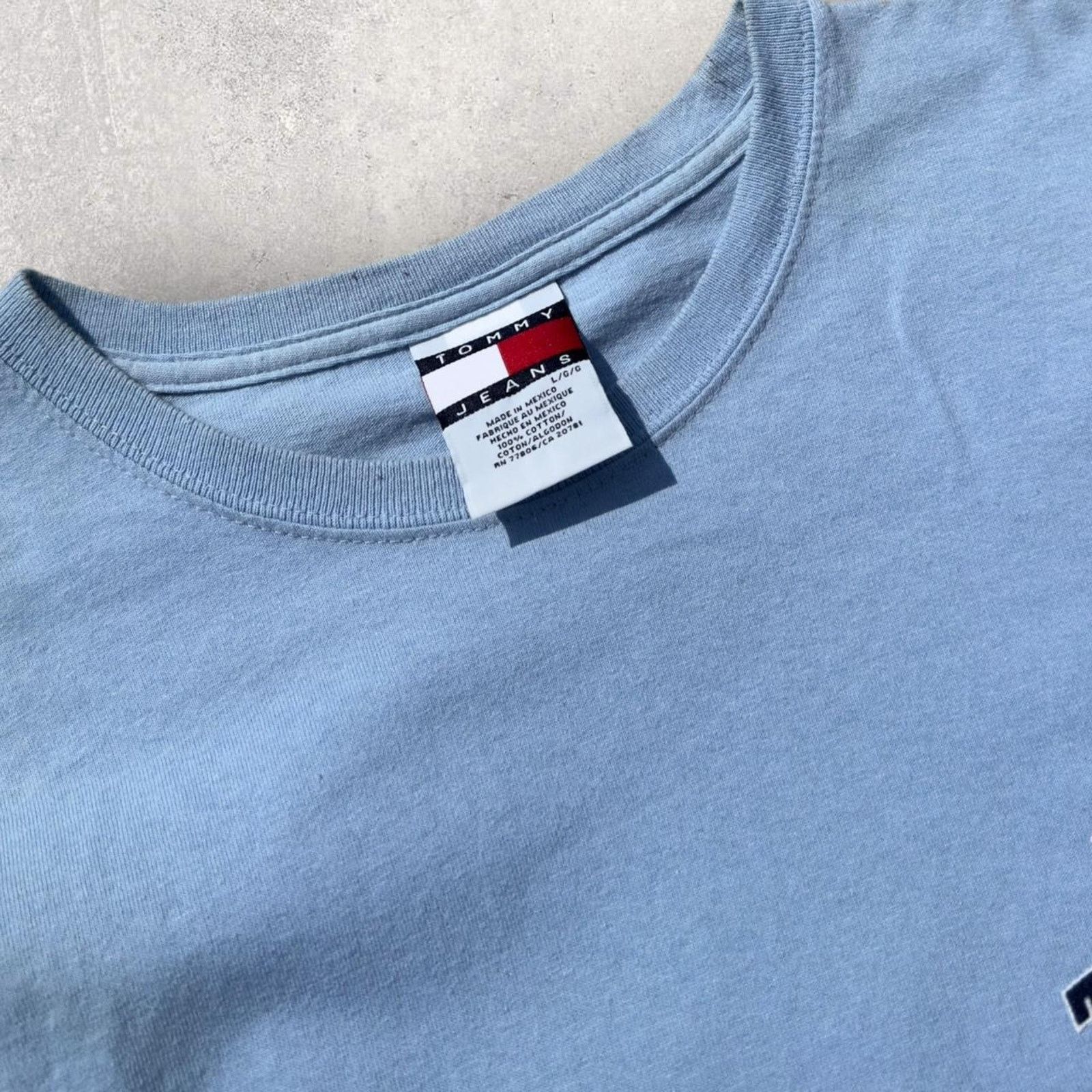 Tommy Hilfiger Vintage Tommy Jeans T-Shirt Size US L / EU 52-54 / 3 - 3 Thumbnail