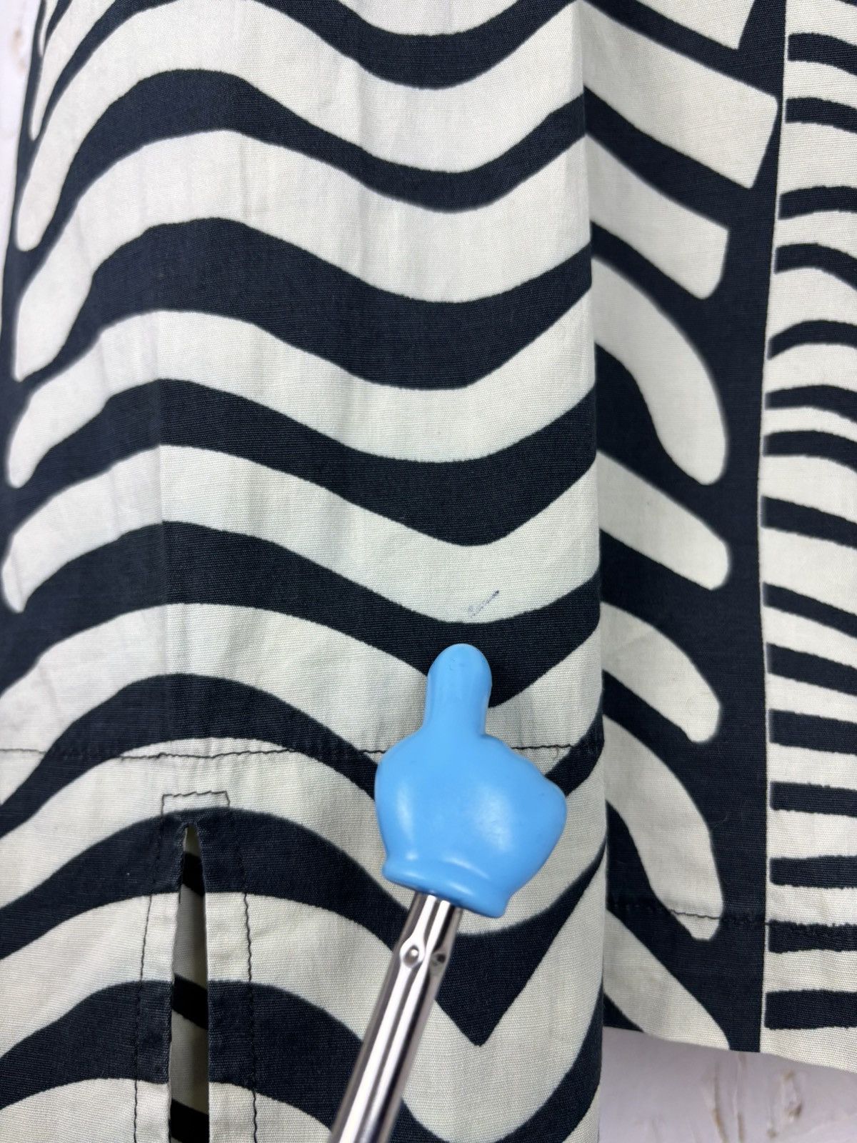 Marimekko Vintage Marimekko Mika Piirainen Metal Button Abstract Shirt Size L / US 10 / IT 46 - 5 Thumbnail