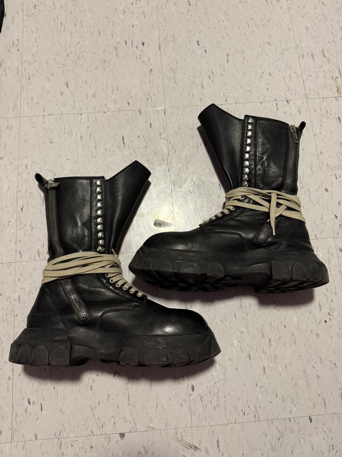 Rick Owens Rick Owens Tractor Lace-Up Boots Size US 10 / EU 43 - 3 Thumbnail