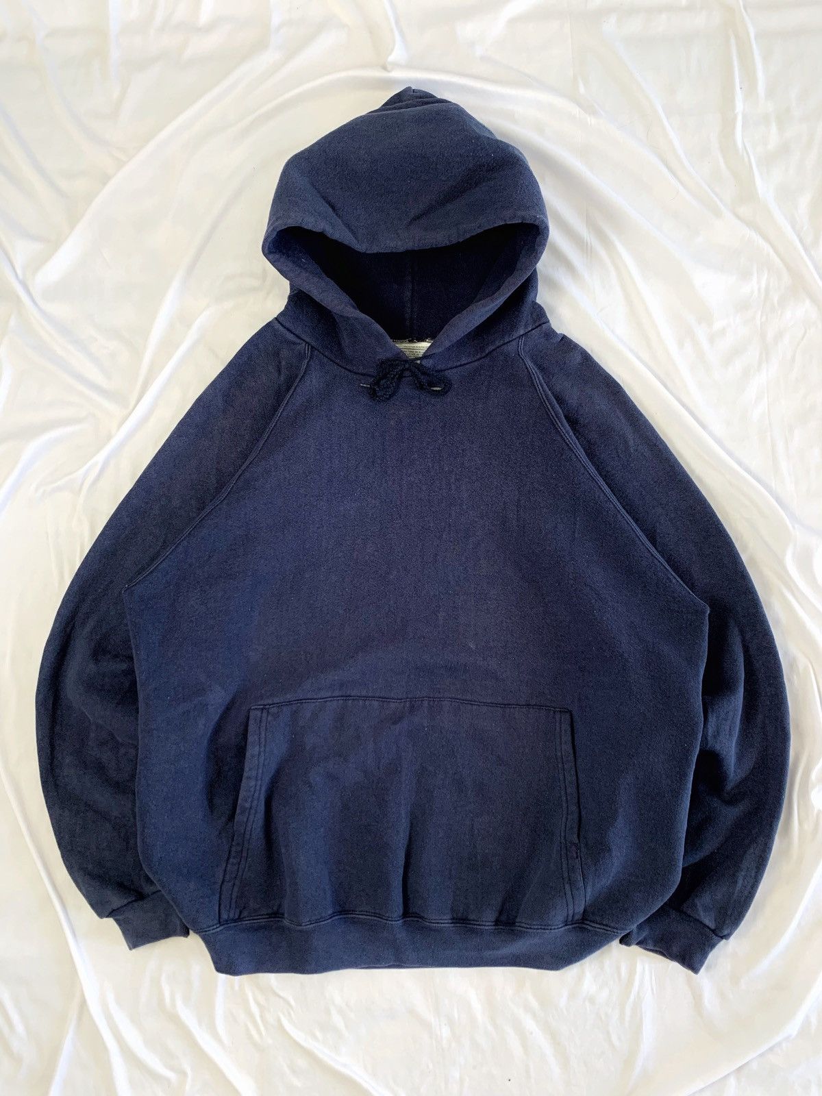 Fruit Of The Loom 90s Vintage blank hoodie heavy weight not fotl Size US L / EU 52-54 / 3 - 6 Thumbnail