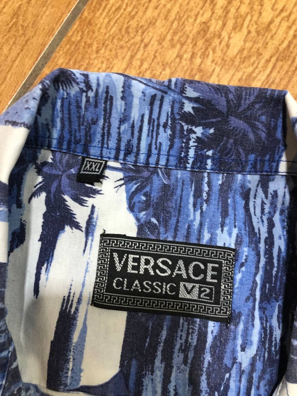 Versace Jeans Couture Vintage VERSACE Italy Hawaiian Shirt Rare Versace Size US XXL / EU 58 / 5 - 2 Thumbnail