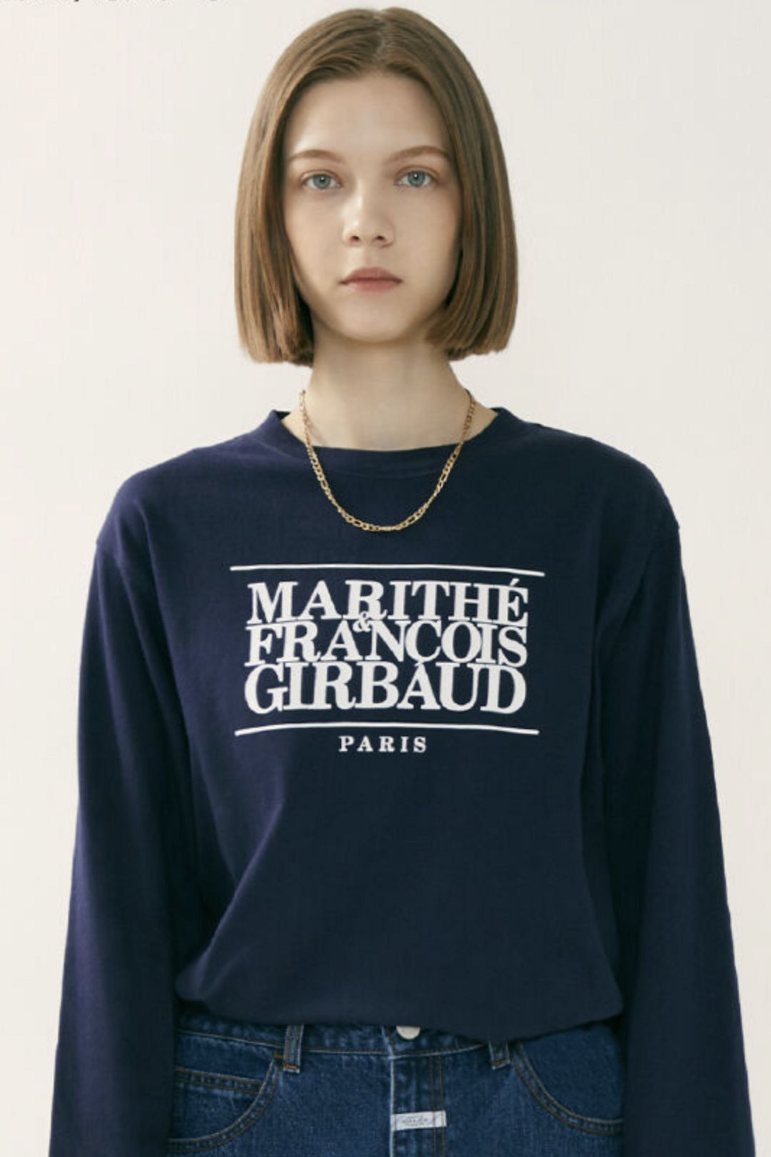 Designer × Marithe + Francois Girbaud Marithé + François Girbaud Logo Long Sleeve Tee Size US S / EU 44-46 / 1 - 7 Thumbnail