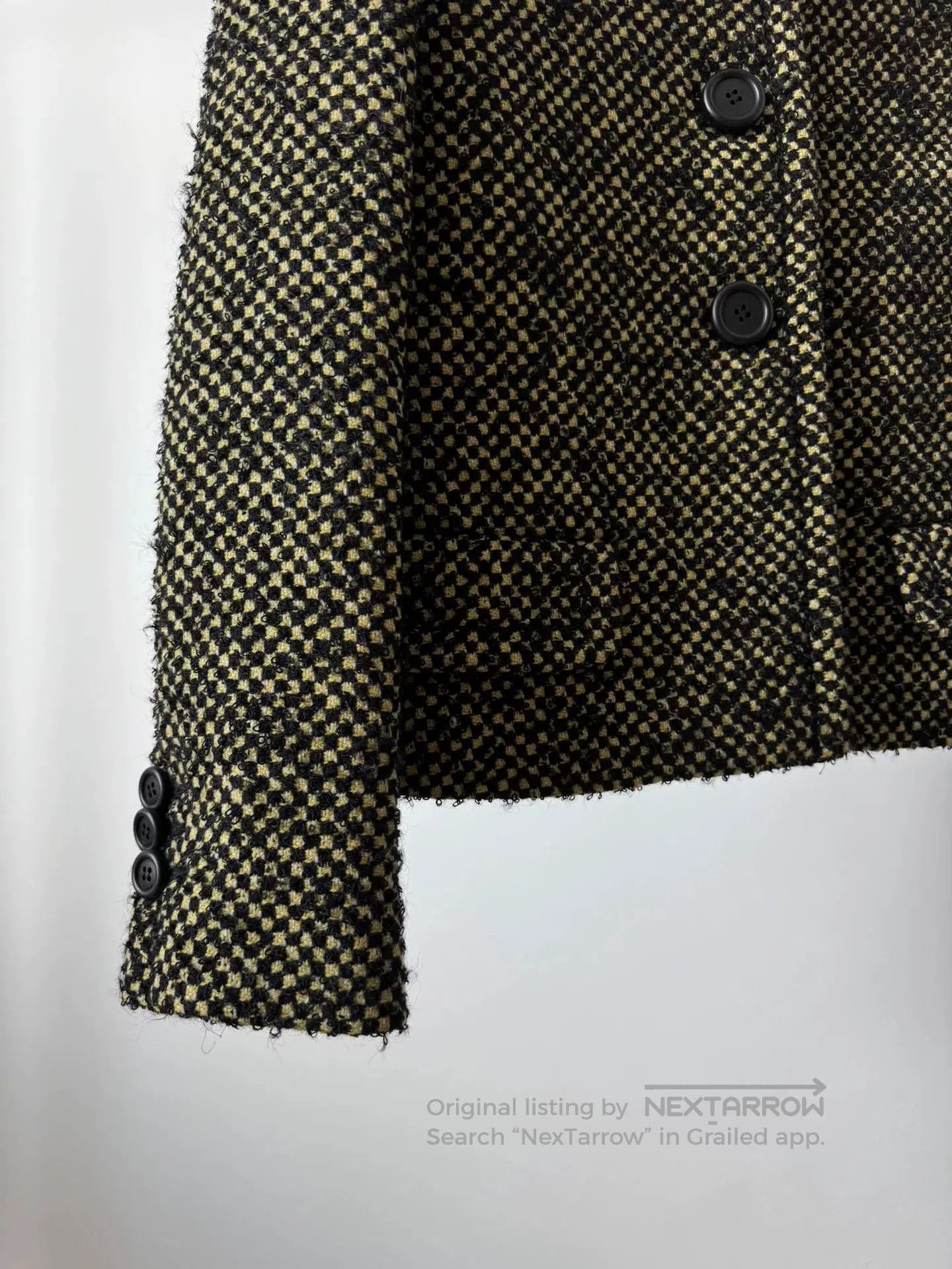 Prada Prada Wool Jacquard Short Coat. Size S / US 4 / IT 40 - 3 Thumbnail