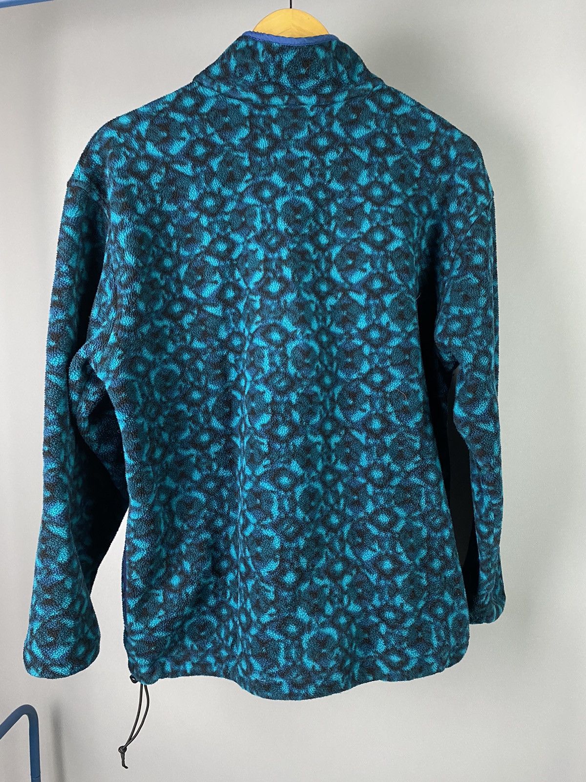 Japanese Brand × Vintage Vintage Blue Patterned Fleece Pullover Size US M / EU 48-50 / 2 - 6 Thumbnail