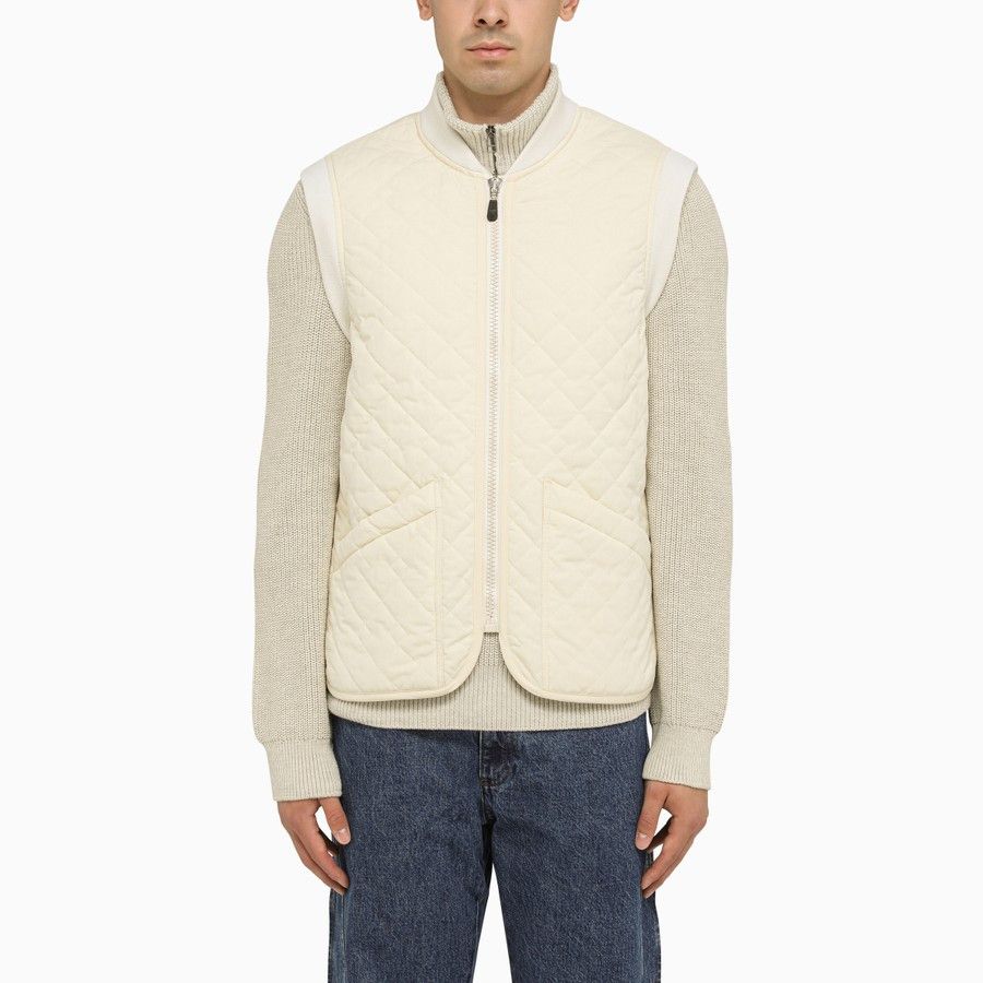 image of A P C O1D2Blof0124 Waistcoat In Beige, Men's (Size Medium)