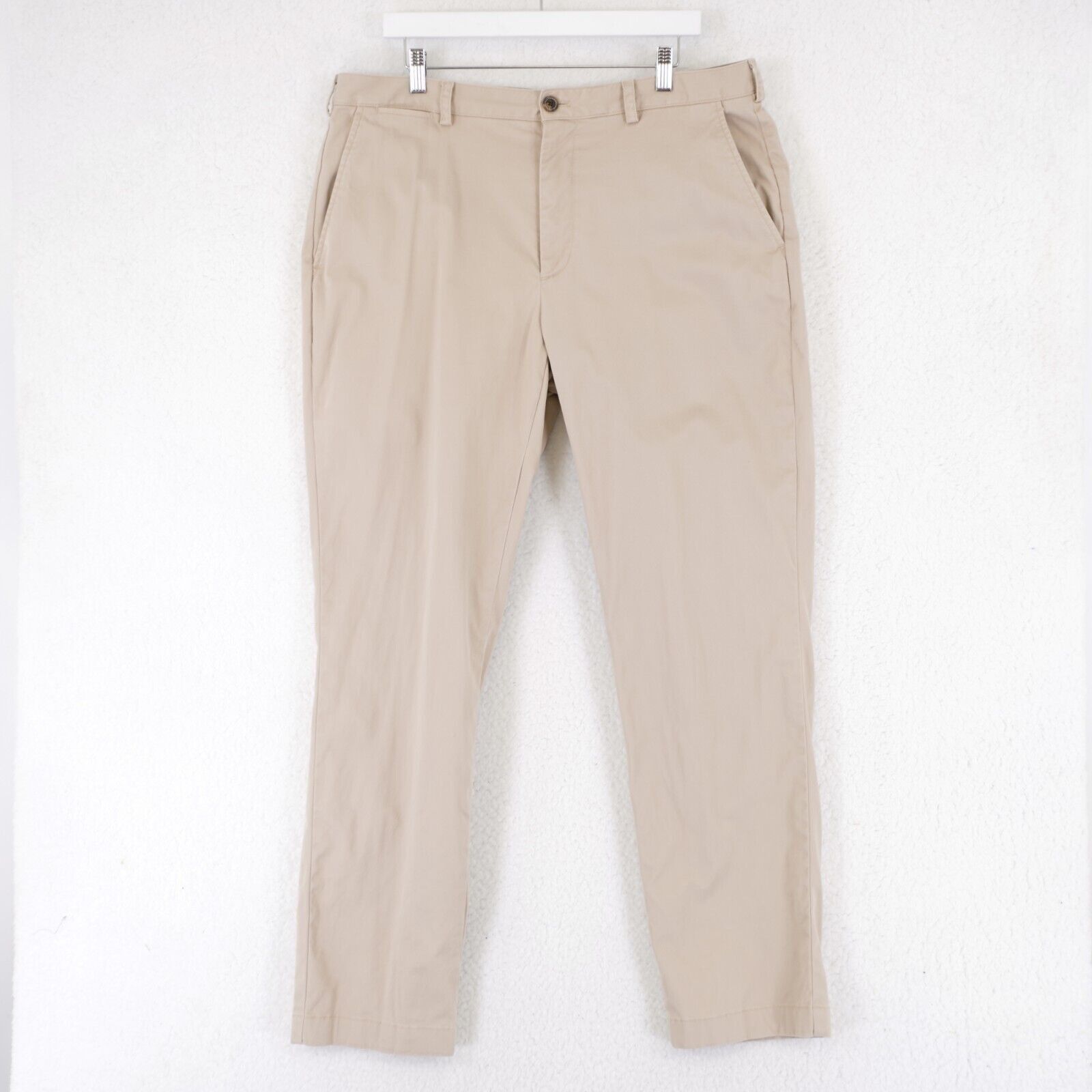 Brooks Brothers Brooks Brothers Clark Cream Tan Cotton Chino Pants 38/32 Fla Size US 38 / EU 54 - 1 Thumbnail