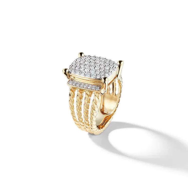 David Yurman o1s1wg111025 R09248D /Size 7 /Wheaton Ring in 18K in Golden Size ONE SIZE - 2 Thumbnail