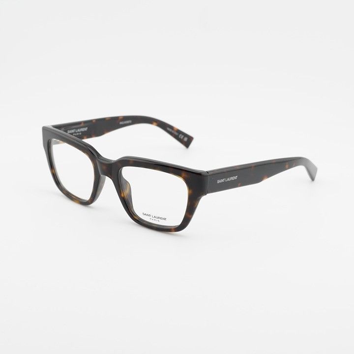 Saint Laurent Paris Saint Laurent SL804 002 Eyeglasses Havana 51mm Square Frame Size ONE SIZE - 1 Thumbnail