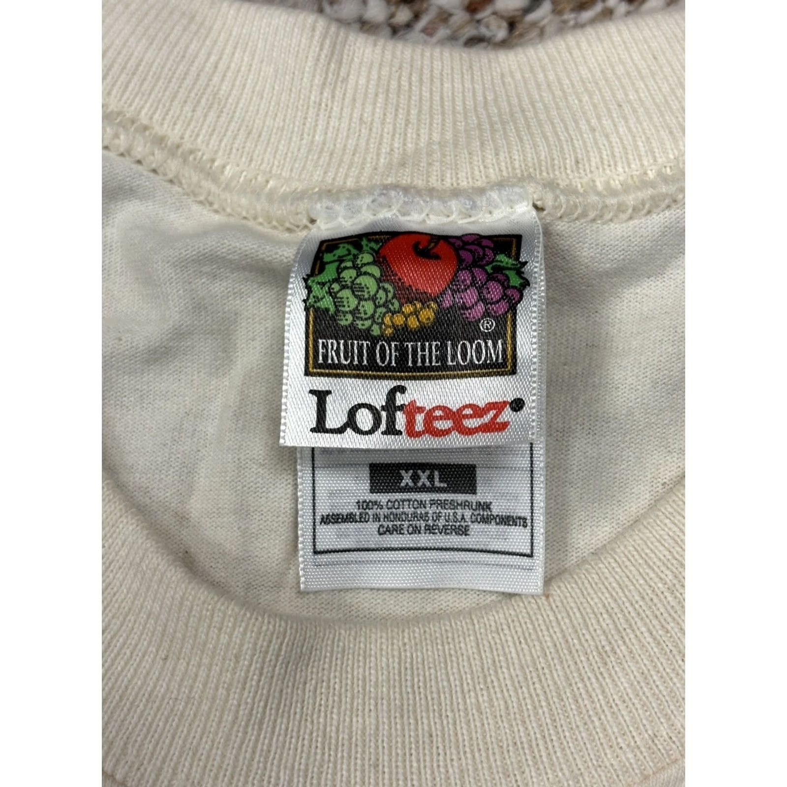 Fruit Of The Loom VINTAGE Fruit of the Loom Bessie Coleman Shirt Beige Aviation XXL Short Sleeve Graphic Tee Cotton Hippy Men/Women Size US XXL / EU 58 / 5 - 6 Thumbnail