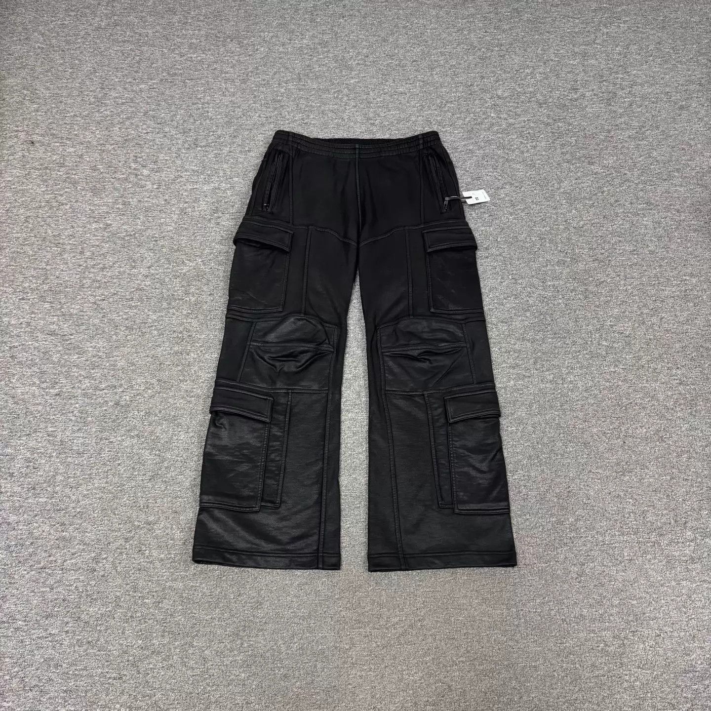 Balenciaga s/s 2023 garde robe leather flared pants!! | Grailed