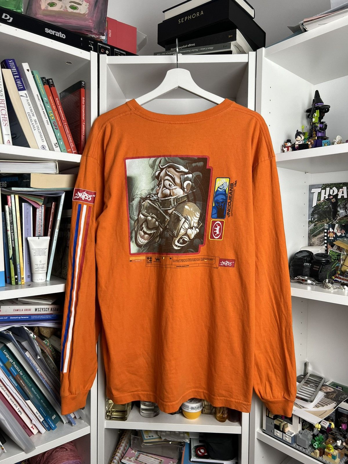 JNCO × Vintage Vintage Y2K Jnco jeans longsleeve t-shirt L 90s skate baggy Size US L / EU 52-54 / 3 - 2 Thumbnail