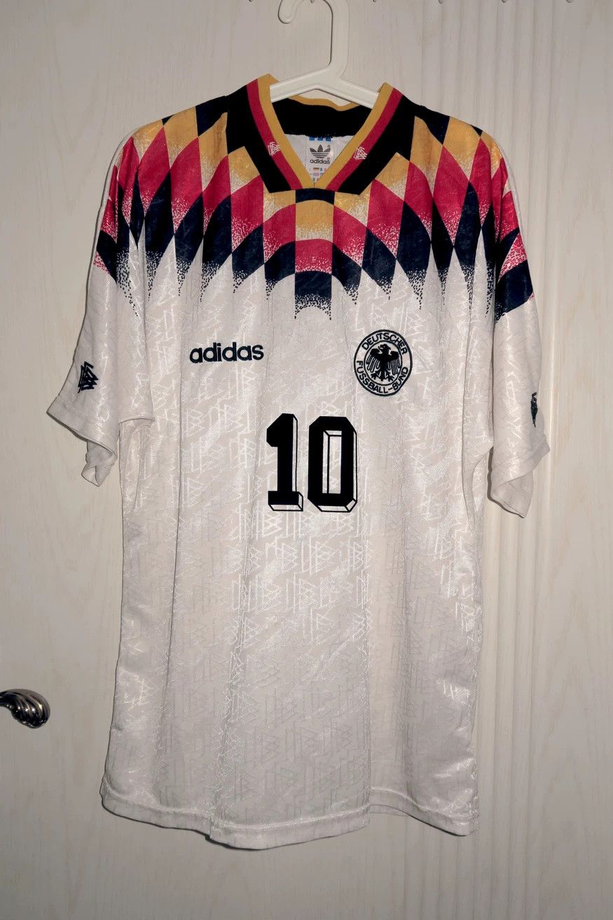 1994 Germany #10 Lothar Matthäus Jersey Home