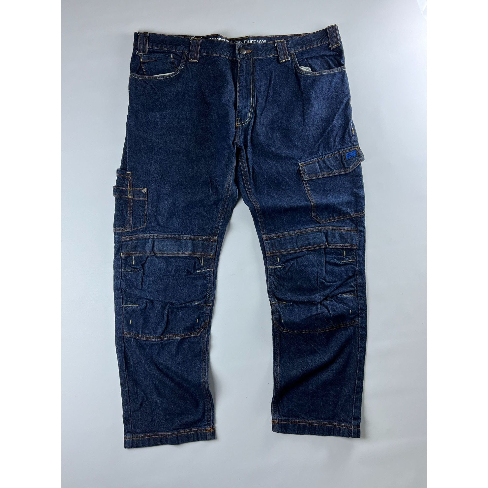 Dickies × Vintage Vintage Dickies Baggy Cargo Jeans Blue Size 36 Size US 36 / EU 52 - 2 Thumbnail
