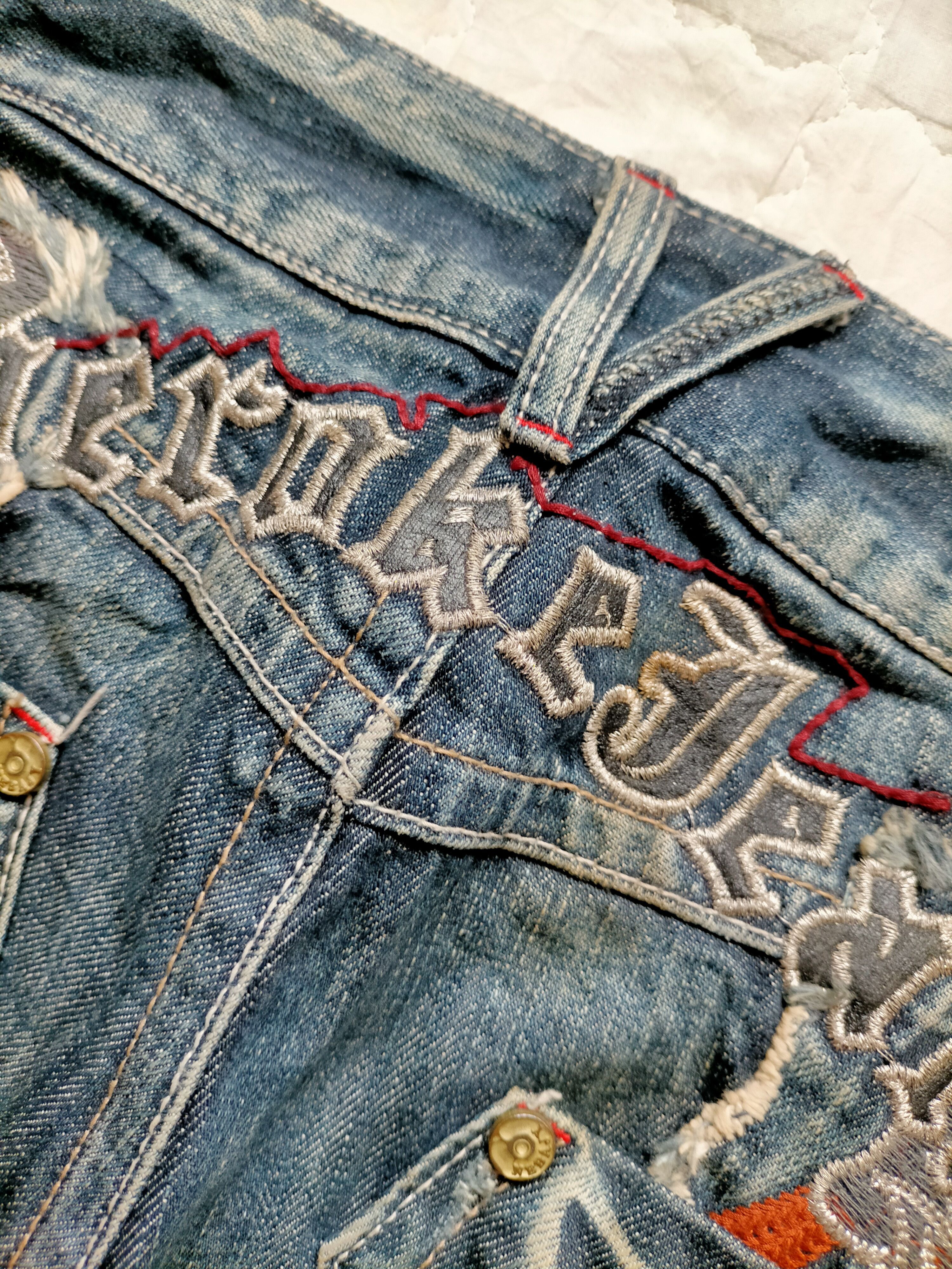 Cherokee Flare Jeans Cherooke Embroidered Boot cut denim Size US 33 - 5 Thumbnail
