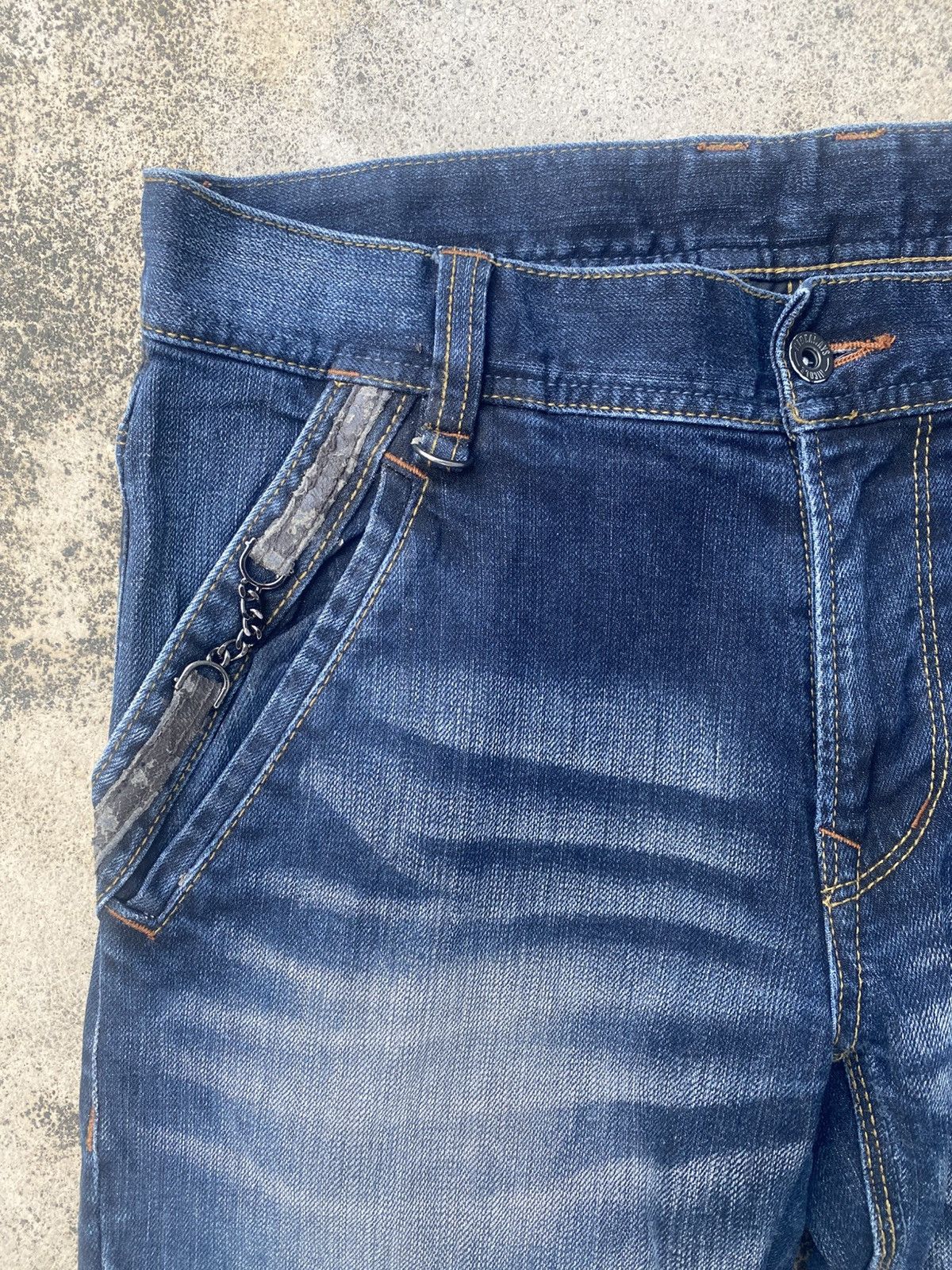 If Six Was Nine × Japanese Brand × Nicole Club Flare Jeans Nicole Club Faded Honeycomp Size US 32 / EU 48 - 4 Thumbnail