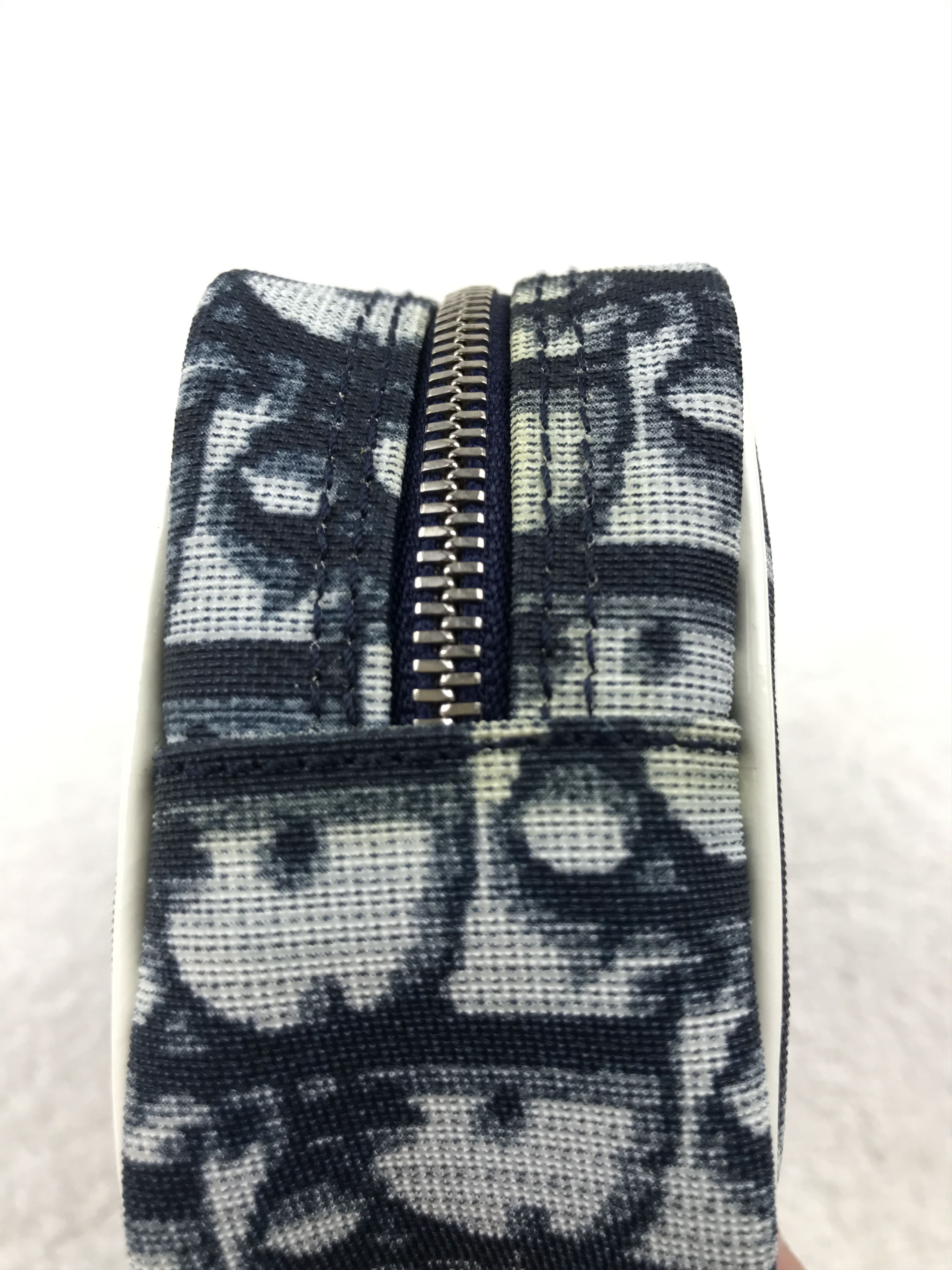 Christian Dior Monsieur Vintage Christian Dior Trotter Pouch Canvas Navy Ivory Size ONE SIZE - 15 Thumbnail