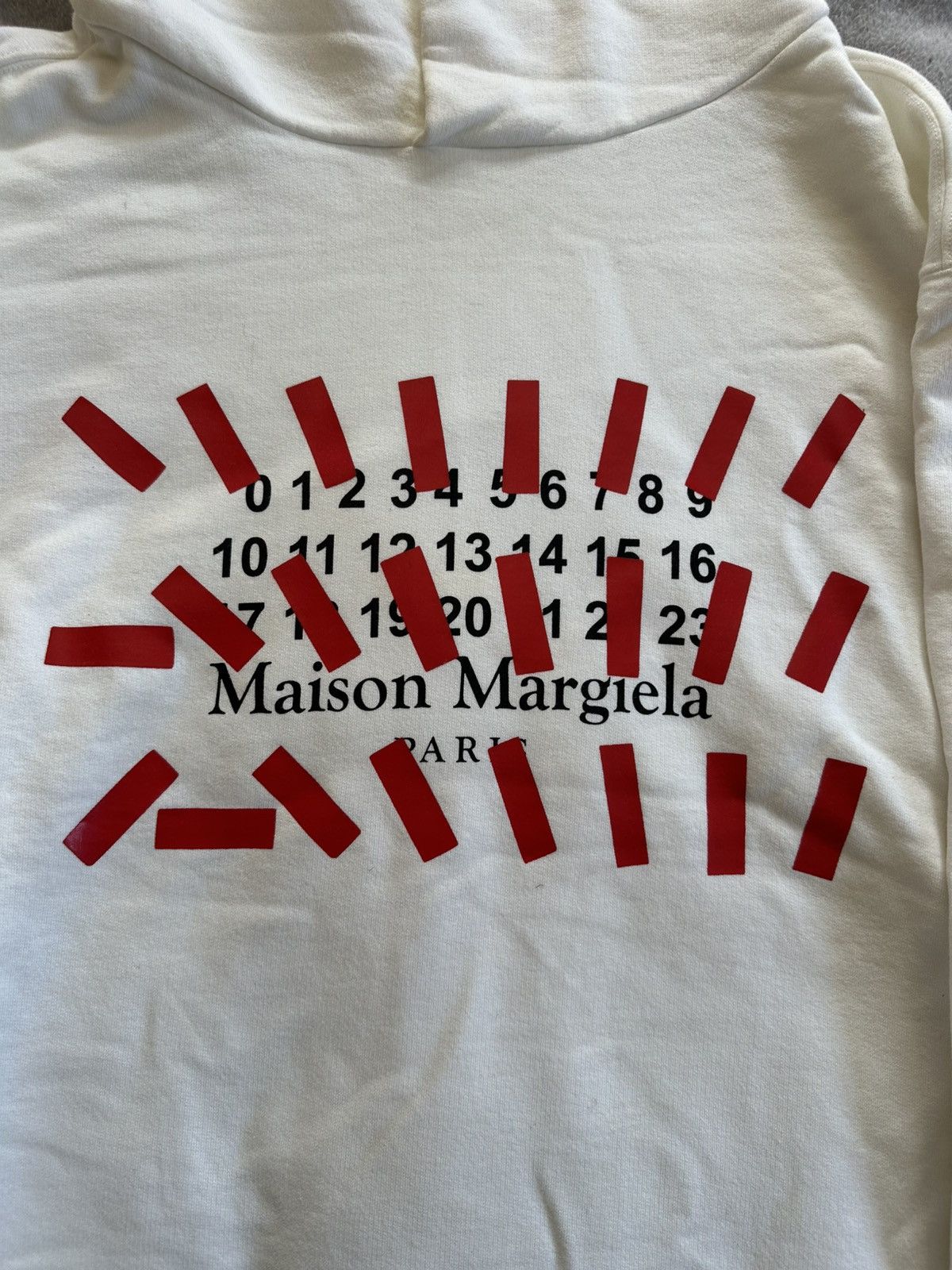 Maison Margiela Maison Margiela Hoodie Red Tape 2501-Nextarrow Size US M / EU 48-50 / 2 - 2 Thumbnail