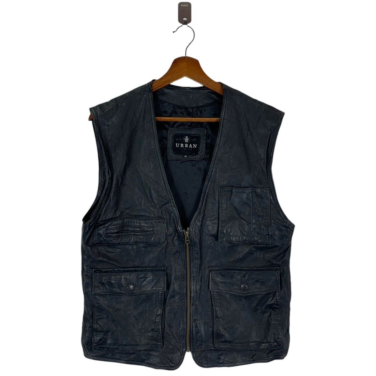 Urban Outfitters VINTAGE URBAN EXPRESS LEATHER VEST JACKET Size US M / EU 48-50 / 2 - 1 Thumbnail