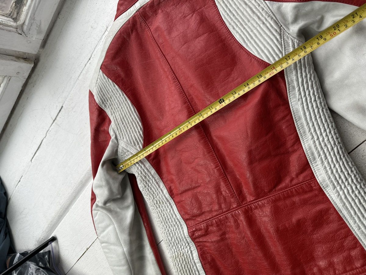 Other SEGURA 🚨VNTG LEATHER JACKET AVANT RACING BIG LOGO RED MOTO Size US XS / EU 42 / 0 - 18 Thumbnail