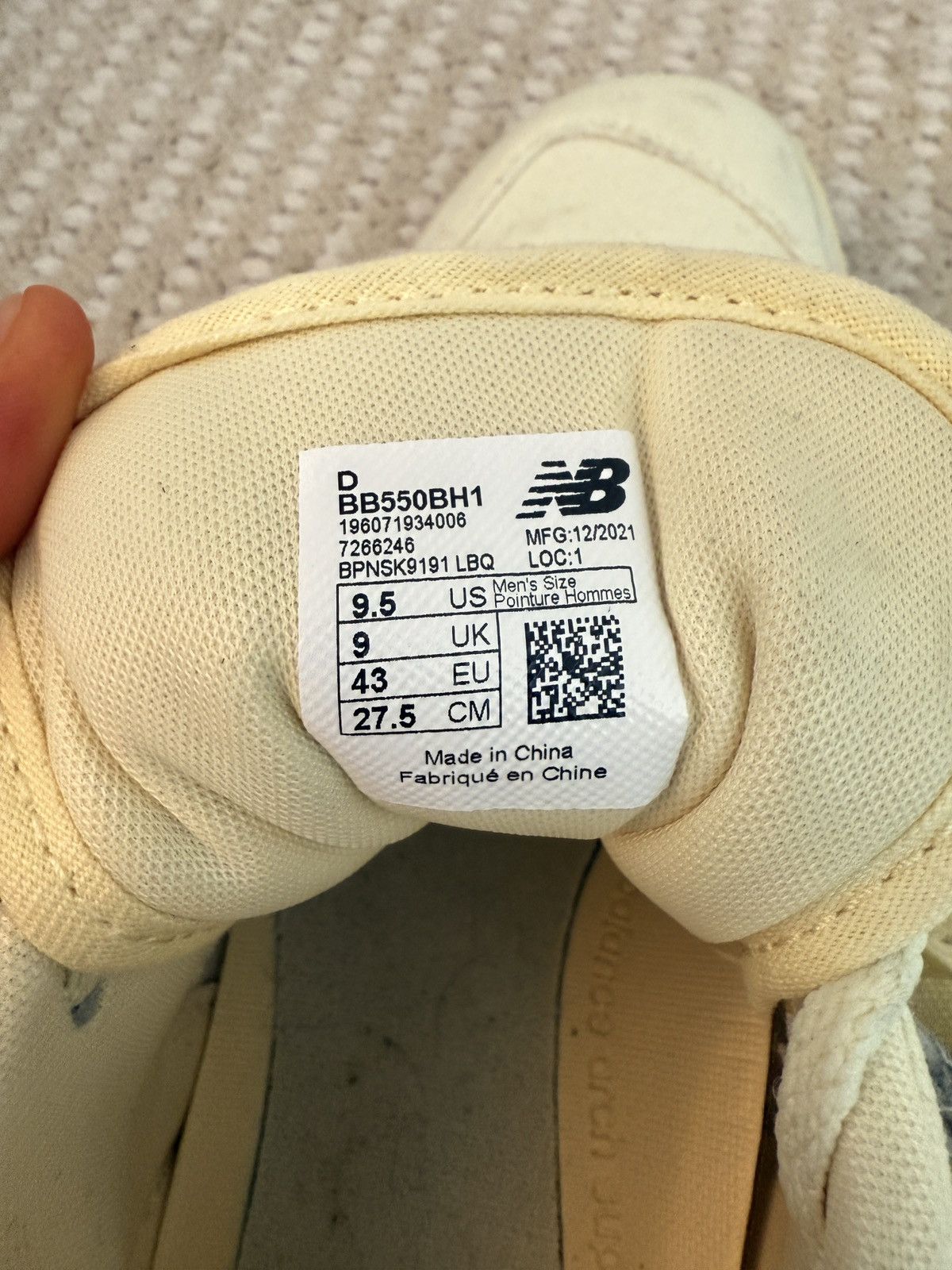 New Balance New Balance x Amongst Few 550 Size US 9.5 / EU 42-43 - 6 Thumbnail