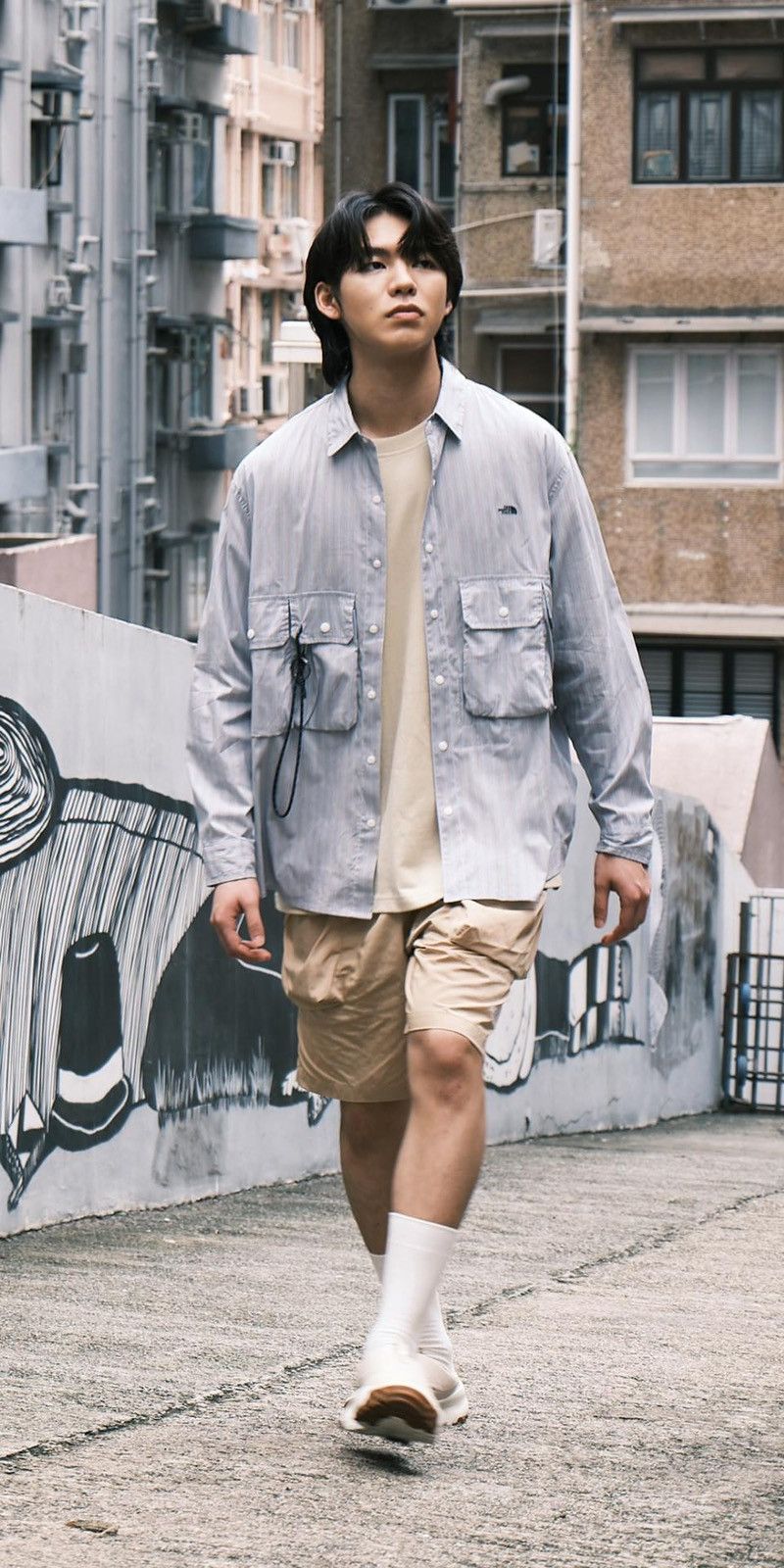 Kazuki Kuraishi × The North Face Urban Exploration KK LS STRIPE SHIRT Size US M / EU 48-50 / 2 - 2 Thumbnail