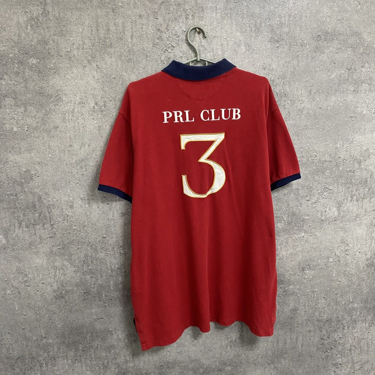 Polo Ralph Lauren Vintage Polo T-Shirt Polo Ralph Lauren PRL Club #3 Big Pony Size US XL / EU 56 / 4 - 9 Thumbnail
