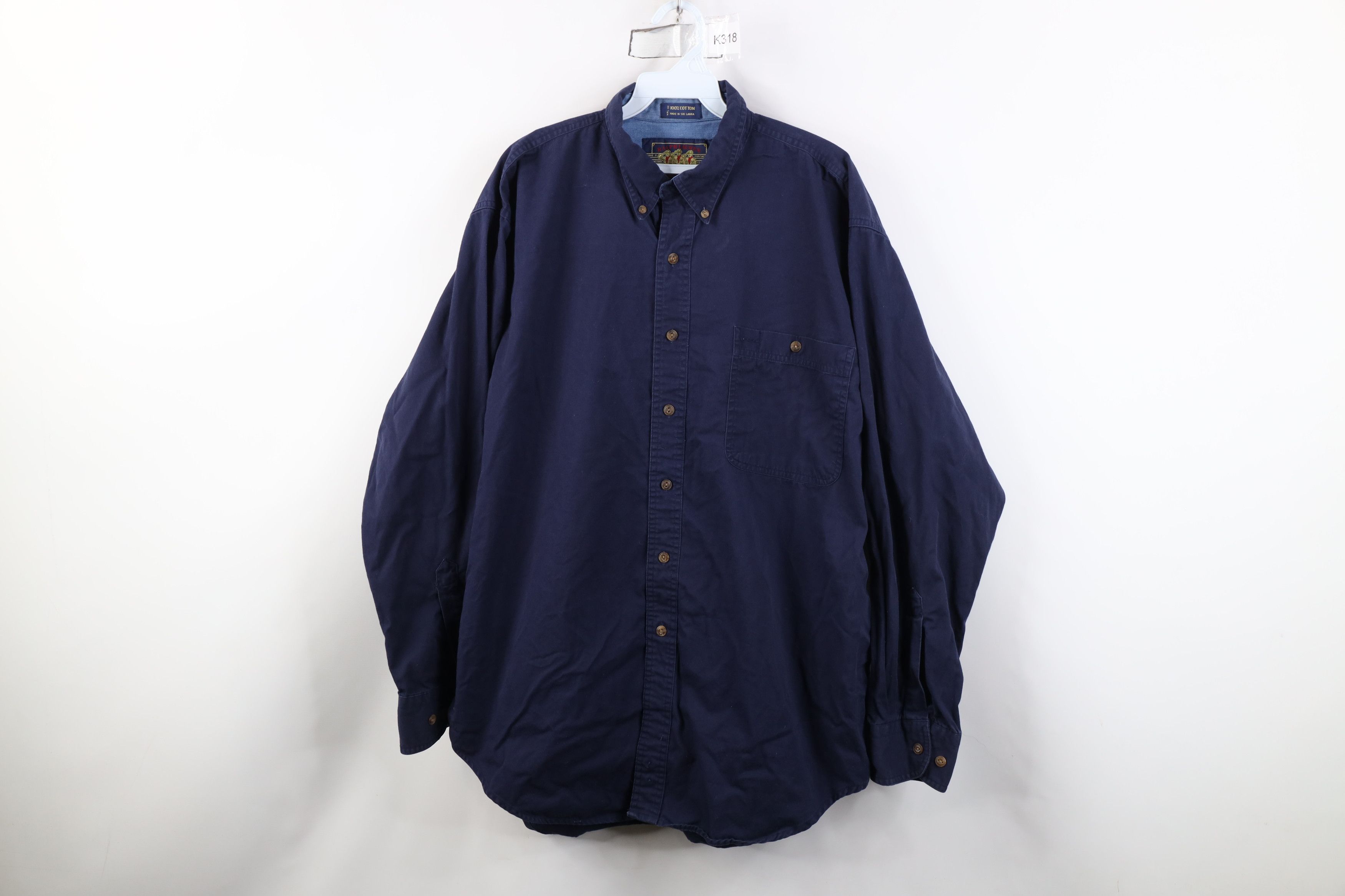 Polo Ralph Lauren Vintage 90s Chaps Ralph Lauren Boy Scout Tag Button Shirt Size US M / EU 48-50 / 2 - 1 Thumbnail