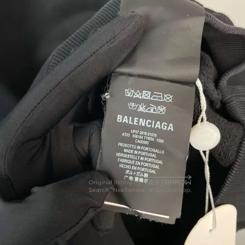 Balenciaga Balenciaga Black Hoodie Size US M / EU 48-50 / 2 - 5 Thumbnail