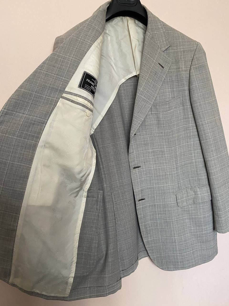 Brioni Brioni Blazer Nomentano Gray Knit Windowpane Wool Sportcoat Size 40S - 12 Thumbnail
