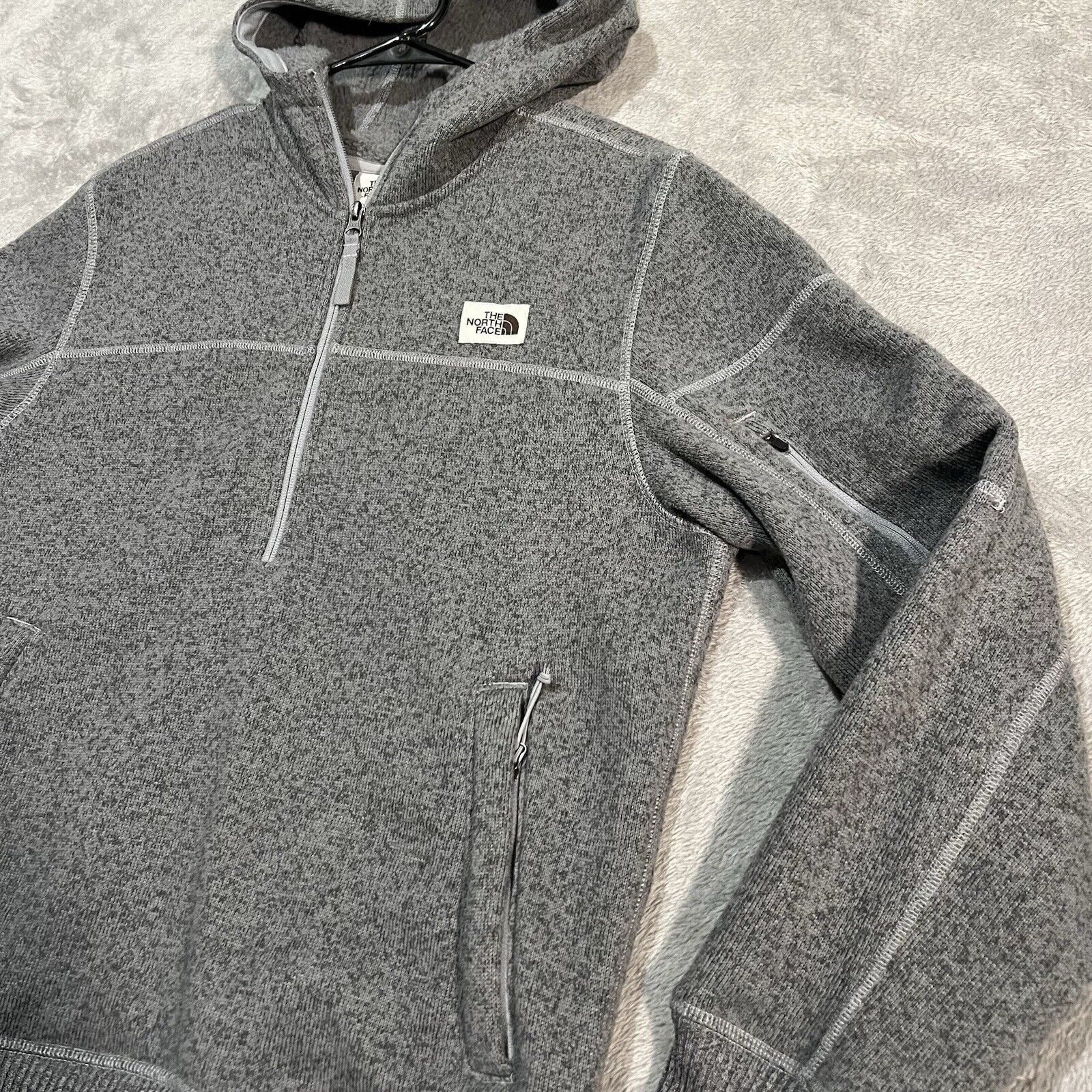 The North Face The North Face Gordon Lyons Jacket Men's Medium Gray Fleece Size US M / EU 48-50 / 2 - 8 Thumbnail