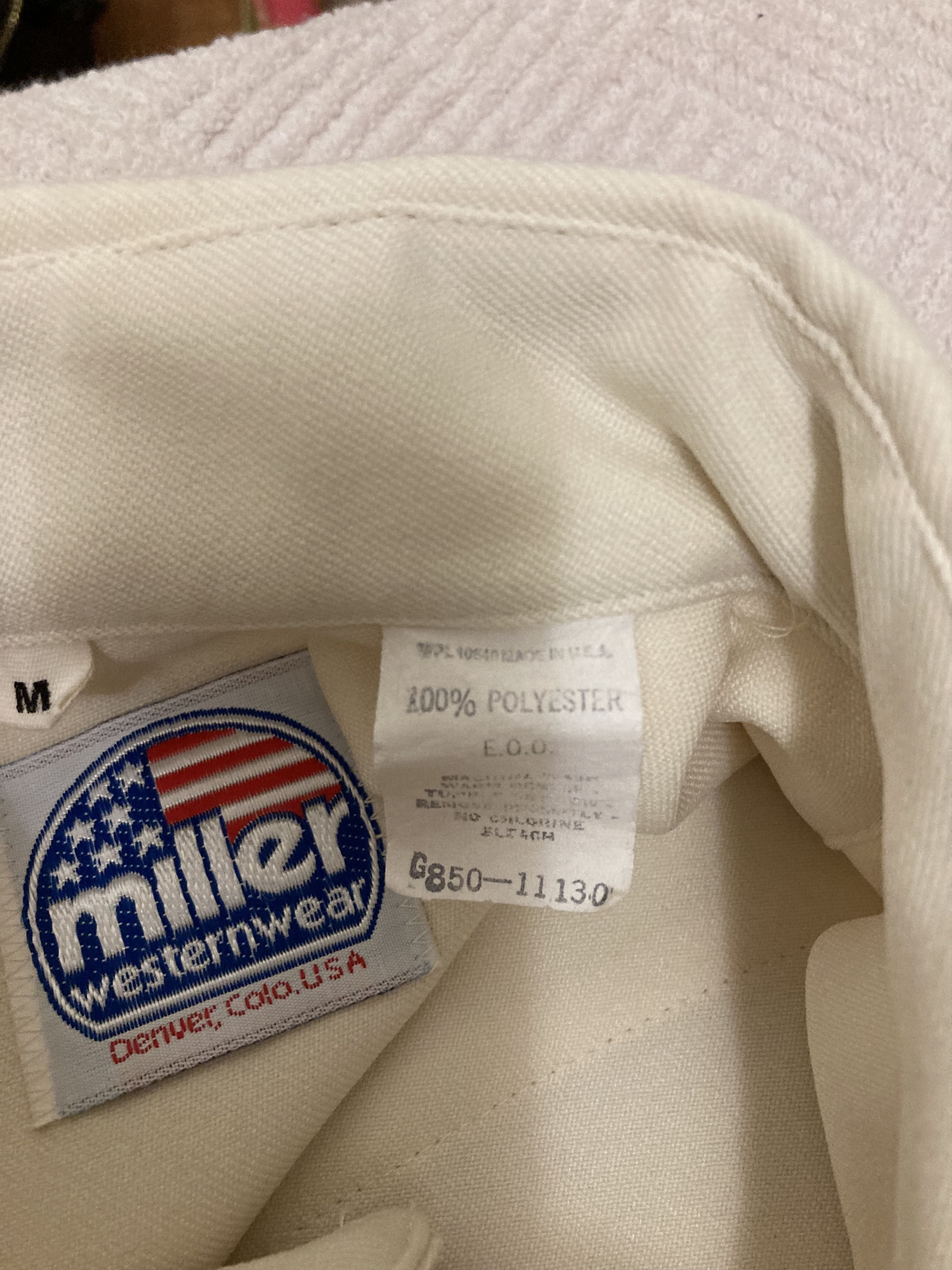 Cowboy Equipment × Vintage Vintage Miller Western Wear Cowboy Peal Snap Shirt Size US M / EU 48-50 / 2 - 4 Thumbnail