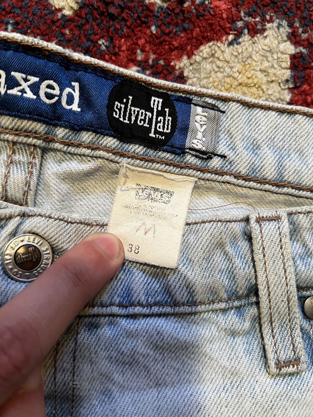 Levi's Vintage Clothing × Vintage Vintage Levi’s Silvertab Shorts Size US 38 / EU 54 - 3 Thumbnail