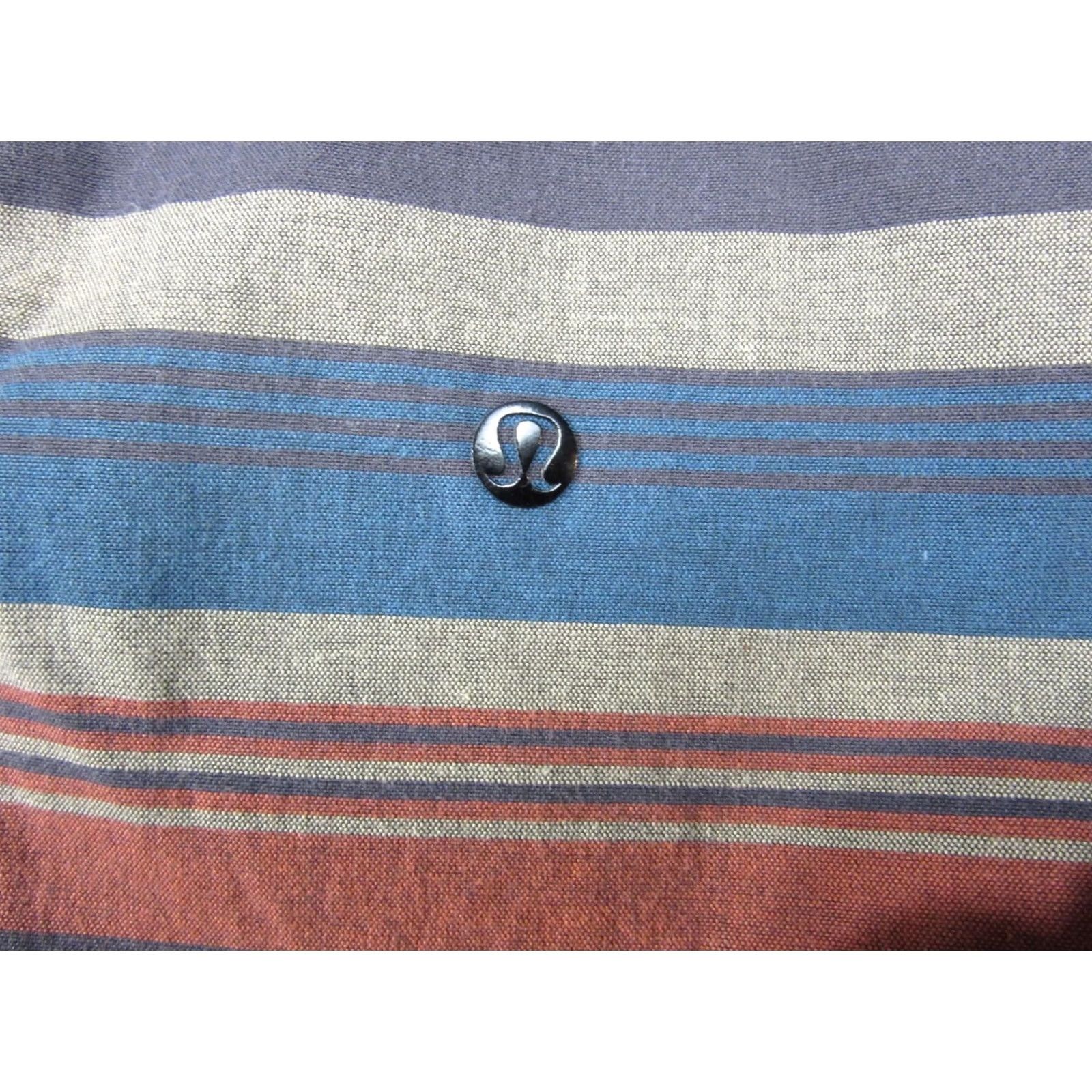 Lululemon Lululemon Shorts Mens 28 Multicolor Striped Casual Activewear Pockets Zip Fly Size US 28 / EU 44 - 6 Thumbnail